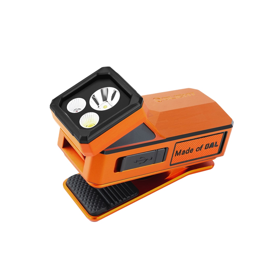 Olight Oclip 2 Ultra Premium Amber Orange akkumulátoros zseblámpa 580 lumen