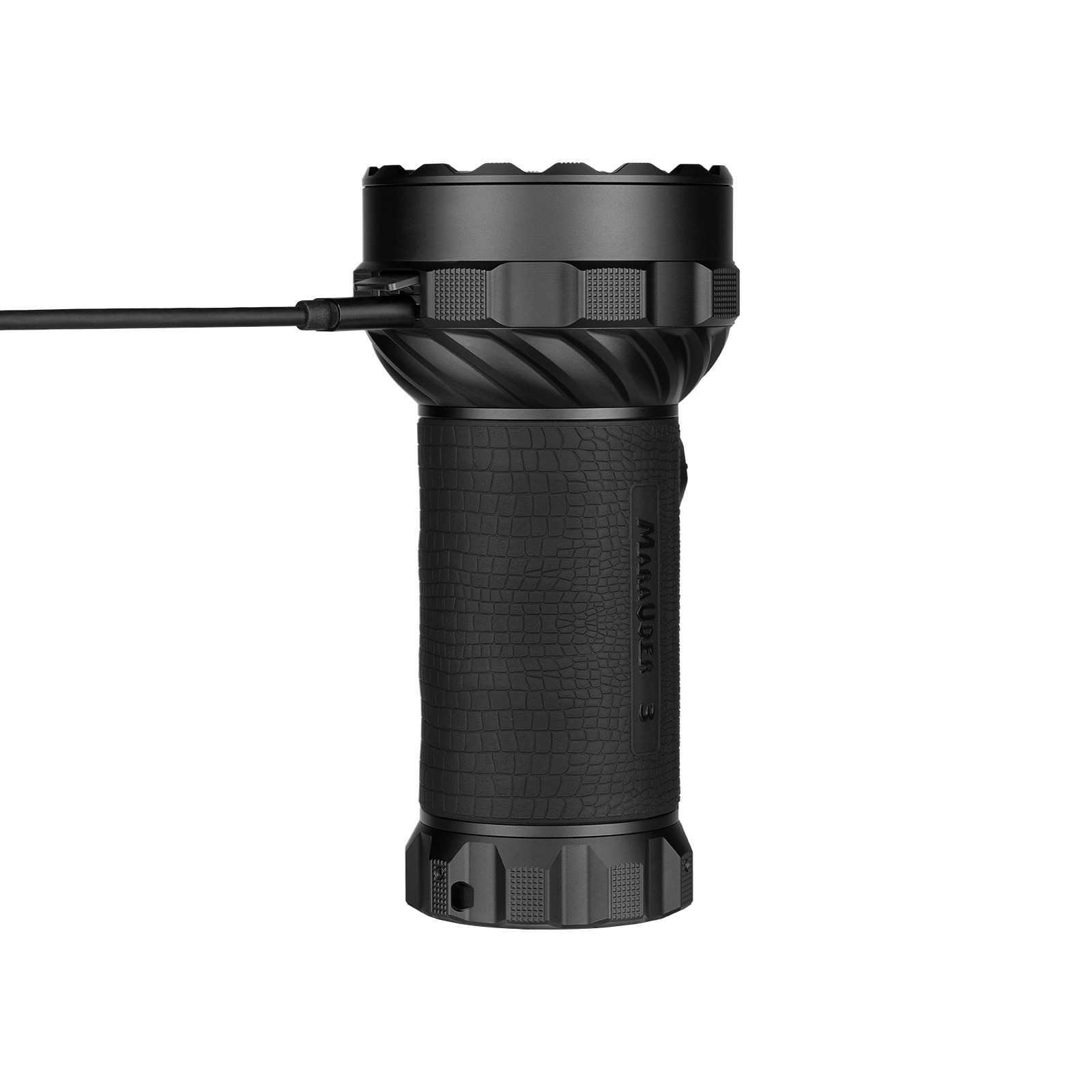 Olight Marauder 3 újratölthető zseblámpa Cool White powerbank funkcióval 25000 lumen, hatótáv 1050 m - Black