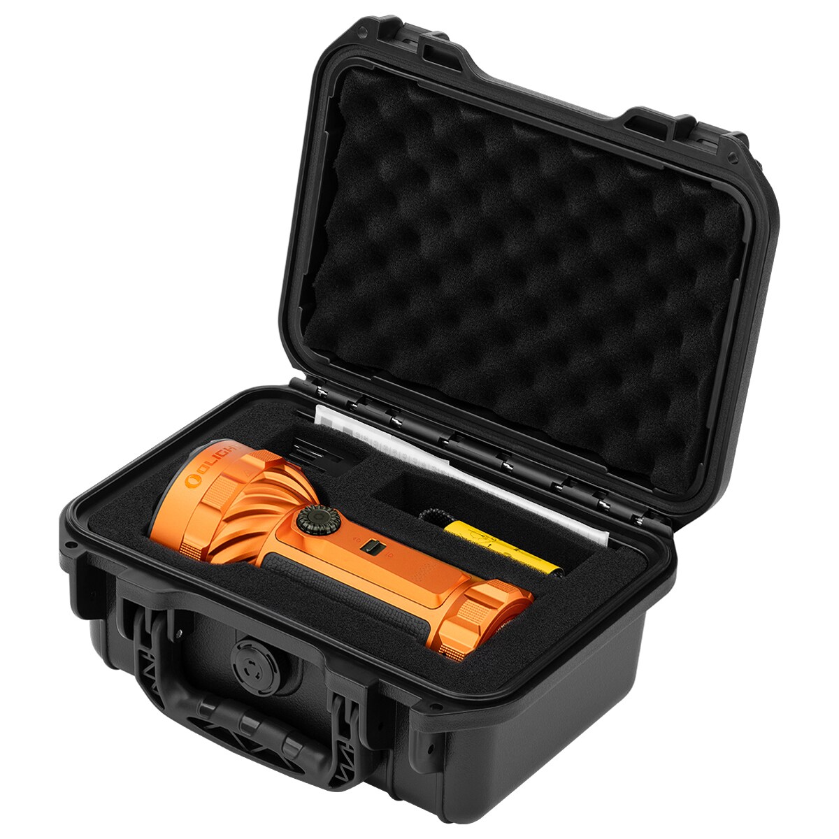 Olight Marauder 3 újratölthető zseblámpa Cool White powerbank funkcióval 25000 lumen, hatótáv 1050 m - Orange
