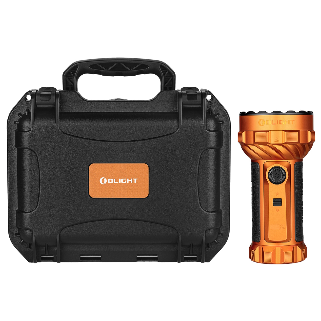 Olight Marauder 3 újratölthető zseblámpa Cool White powerbank funkcióval 25000 lumen, hatótáv 1050 m - Orange