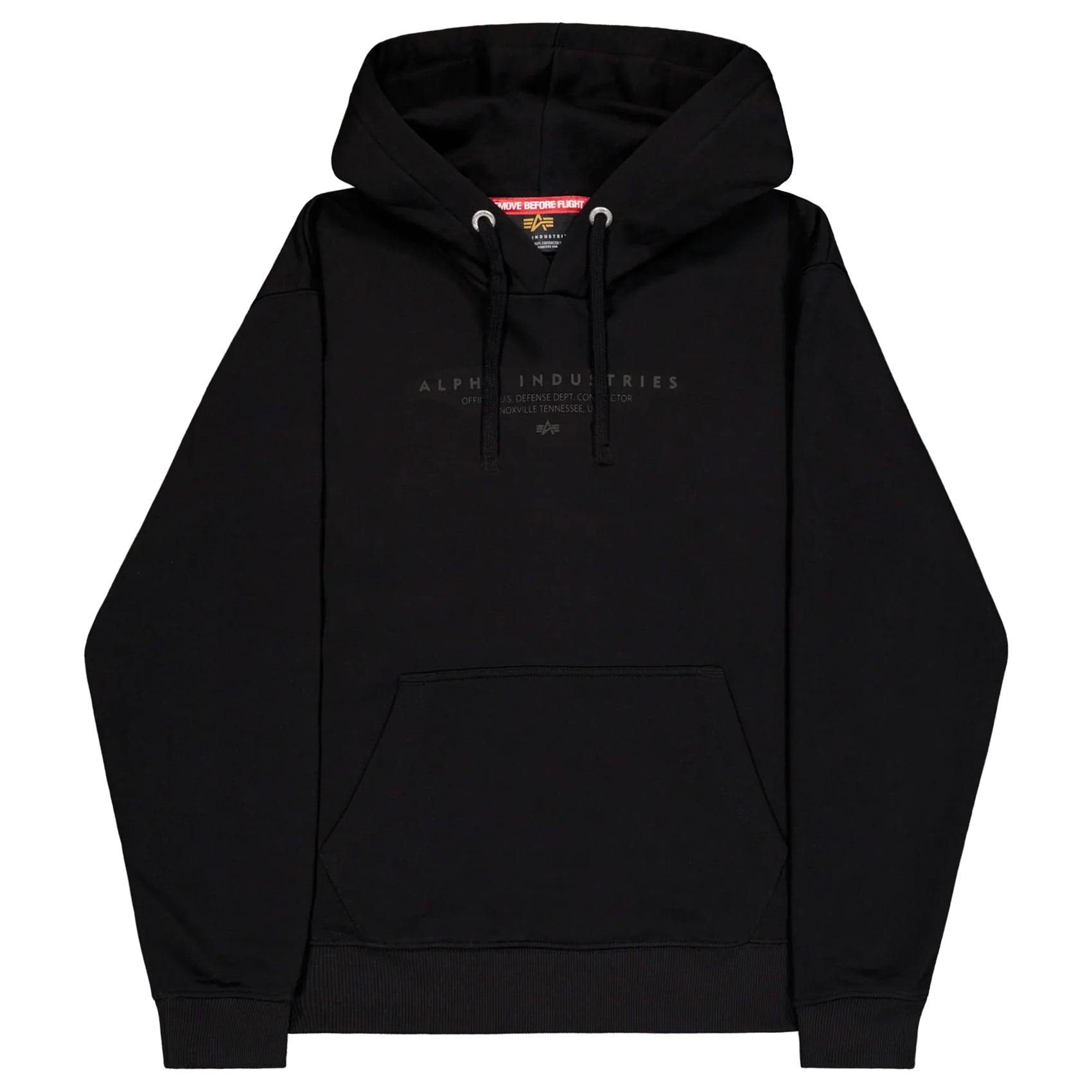 Alpha Industries Dye To Match Contractor Hoody kapucnis pulóver - Black
