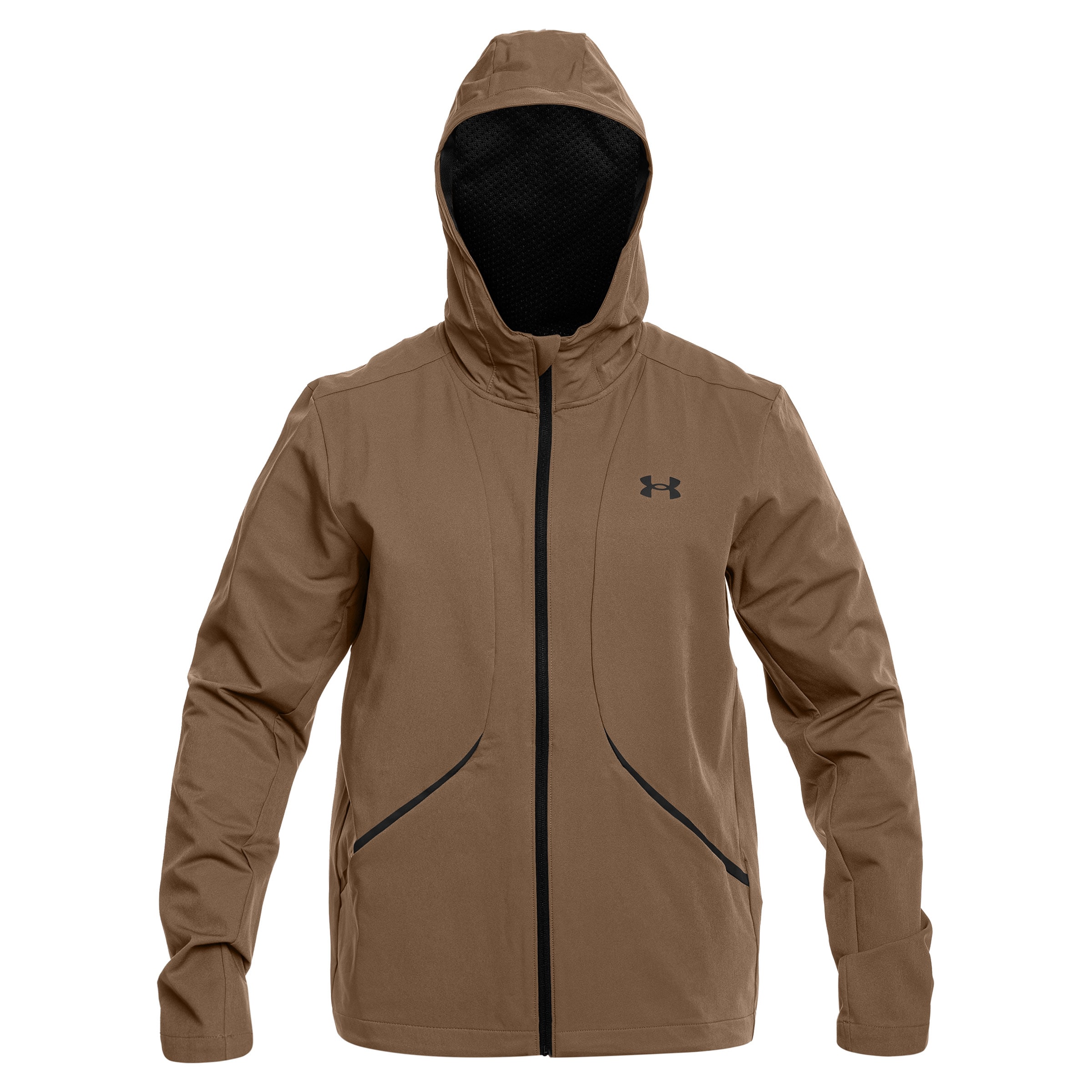 Under Armour Unstoppable Woven kabát - Desert Taupe/Black