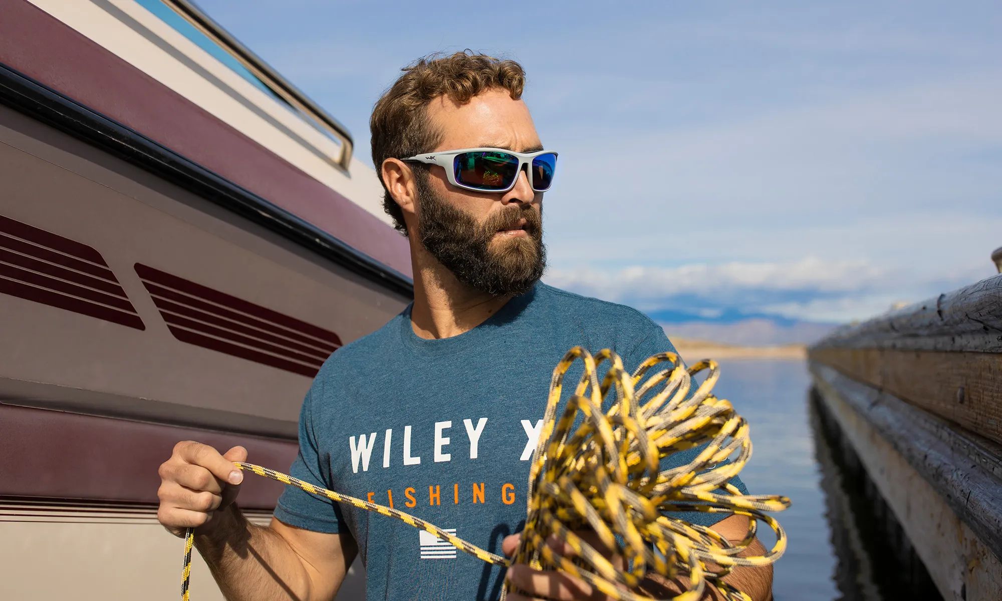 Wiley X Grid taktikai szemüveg - Captivate Polarized Green Mirror/Matte Cool Grey