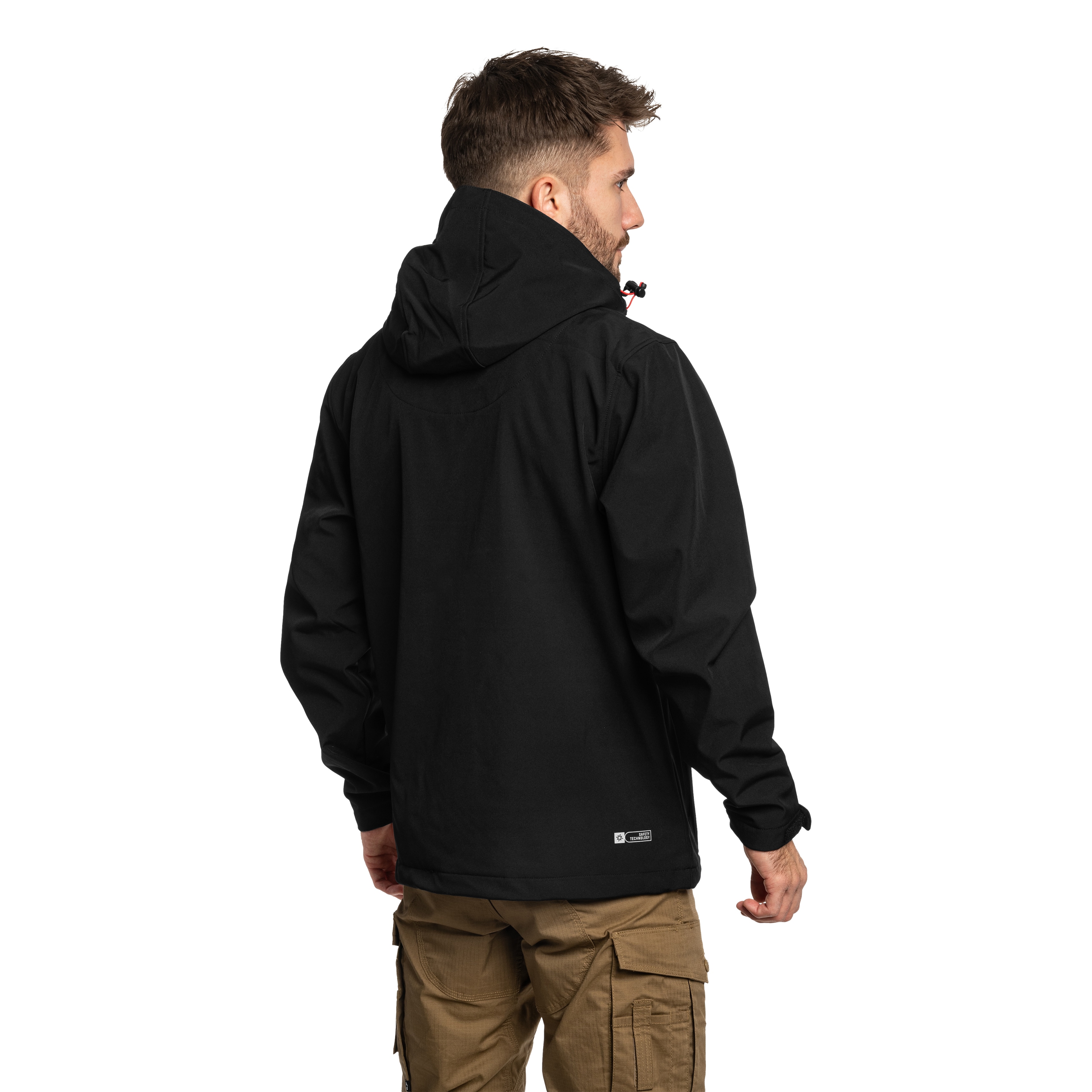 Alpinus Softshell Stenshuvud kabát - Black