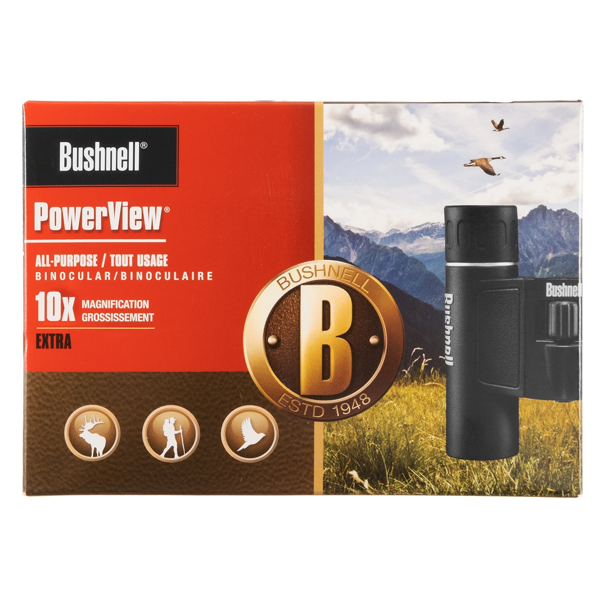 Bushnell PowerView 10x25 kétszemes távcső