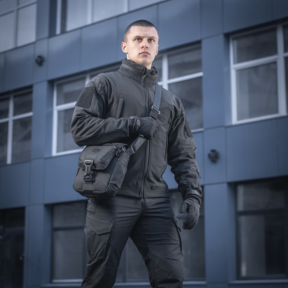 M-Tac Satellite Magnet Gen II Elite Hex válltáska - Black
