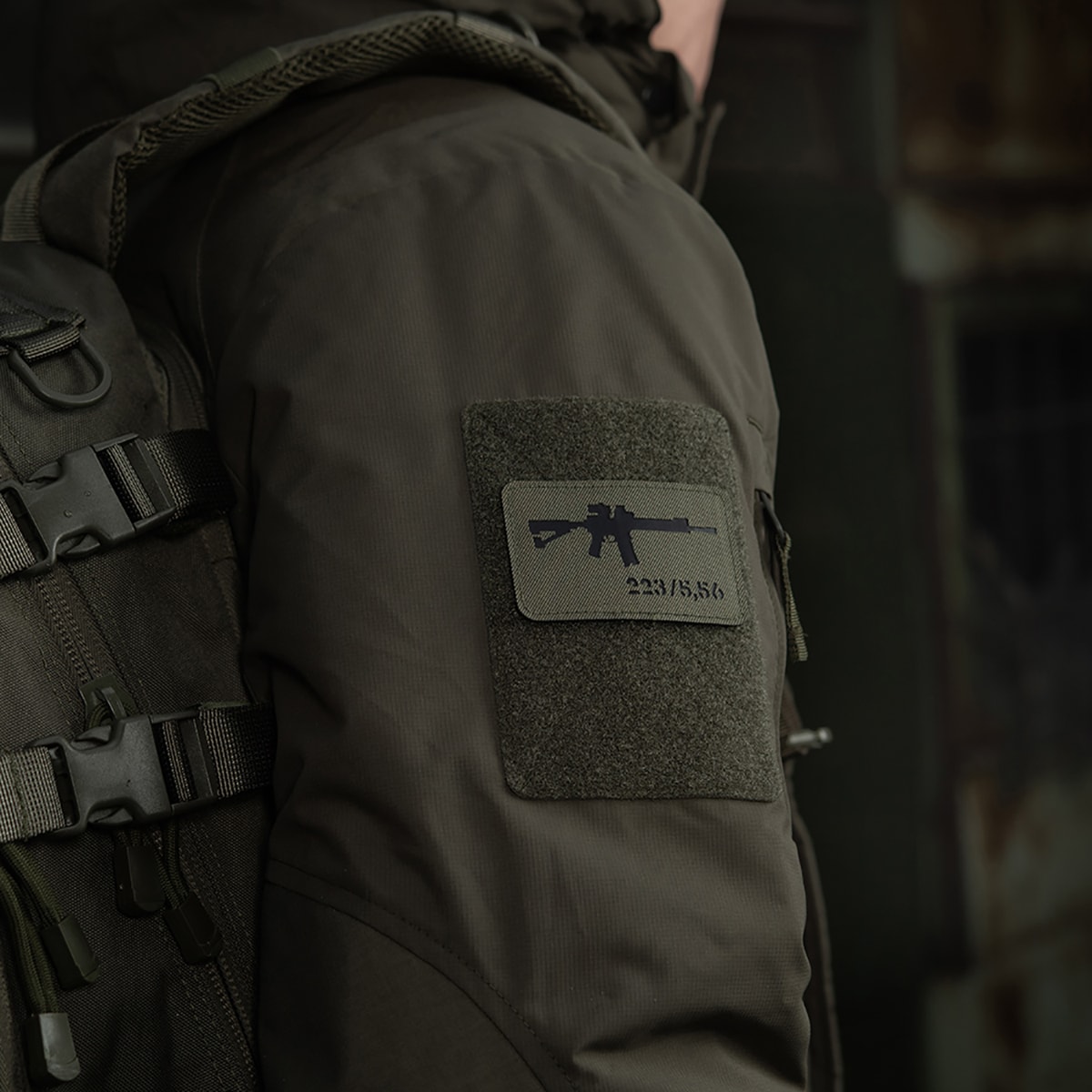 M-Tac AR-15 223/5,56 Laser Cut felvarró - Ranger Green/Black