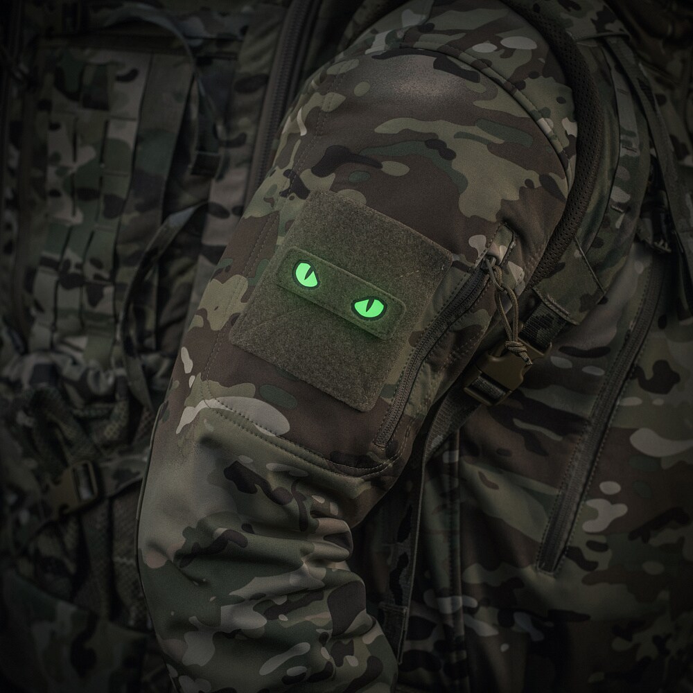 M-Tac Cat Eyes Type 2 Laser Cut felvarró - Ranger Green/GID