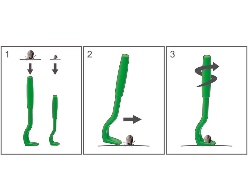 Tick Twister Trio kullancseltávolító kampó