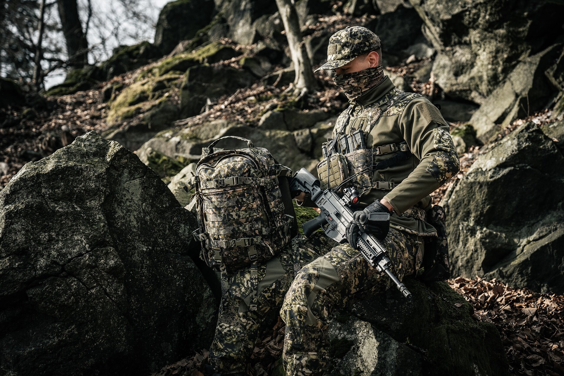 Maskpol Softshell SM-01 kabát - MAPA