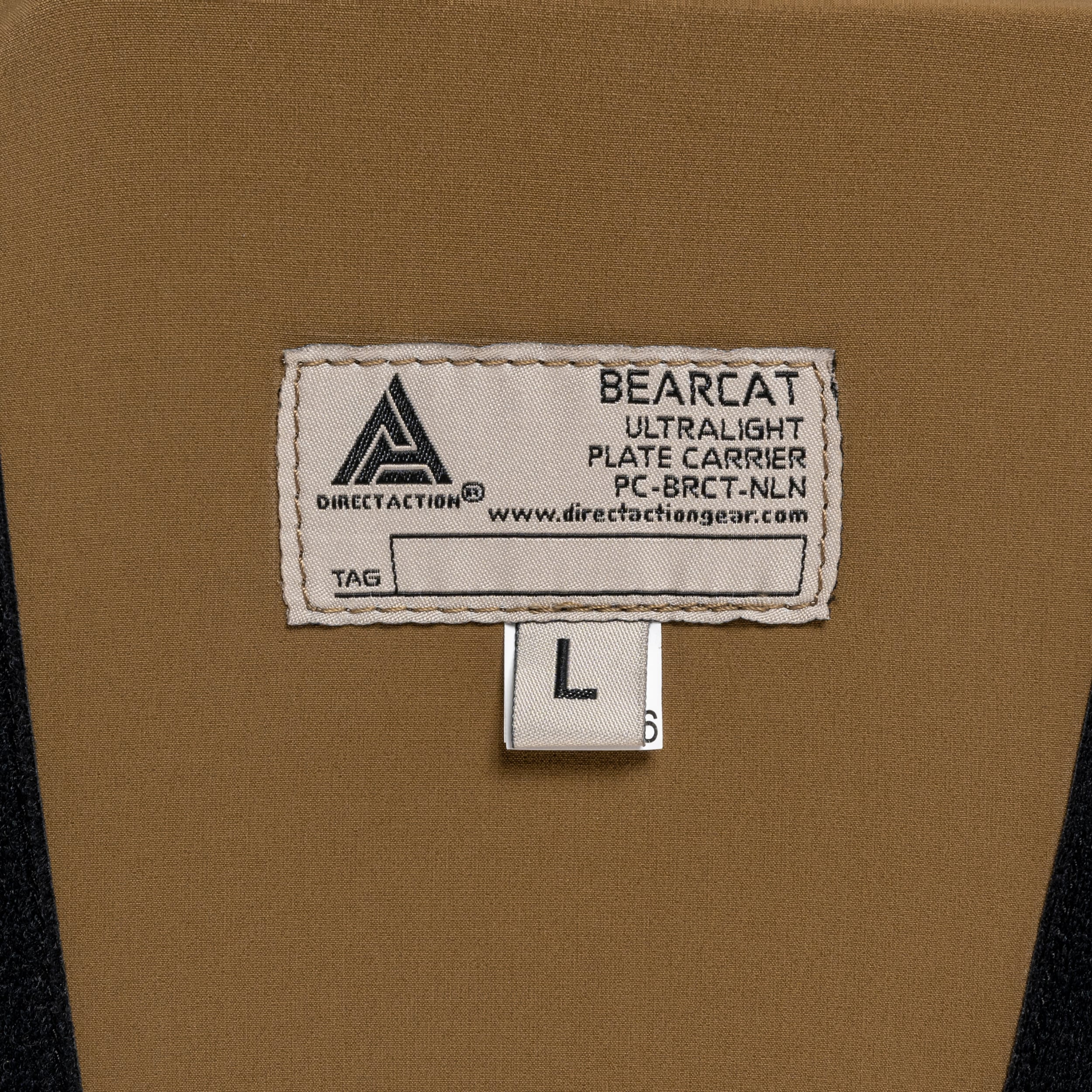 Direct Action Bearcat Ultralight Plate Carrier taktikai mellény Adaptive Green - L méretű lemez