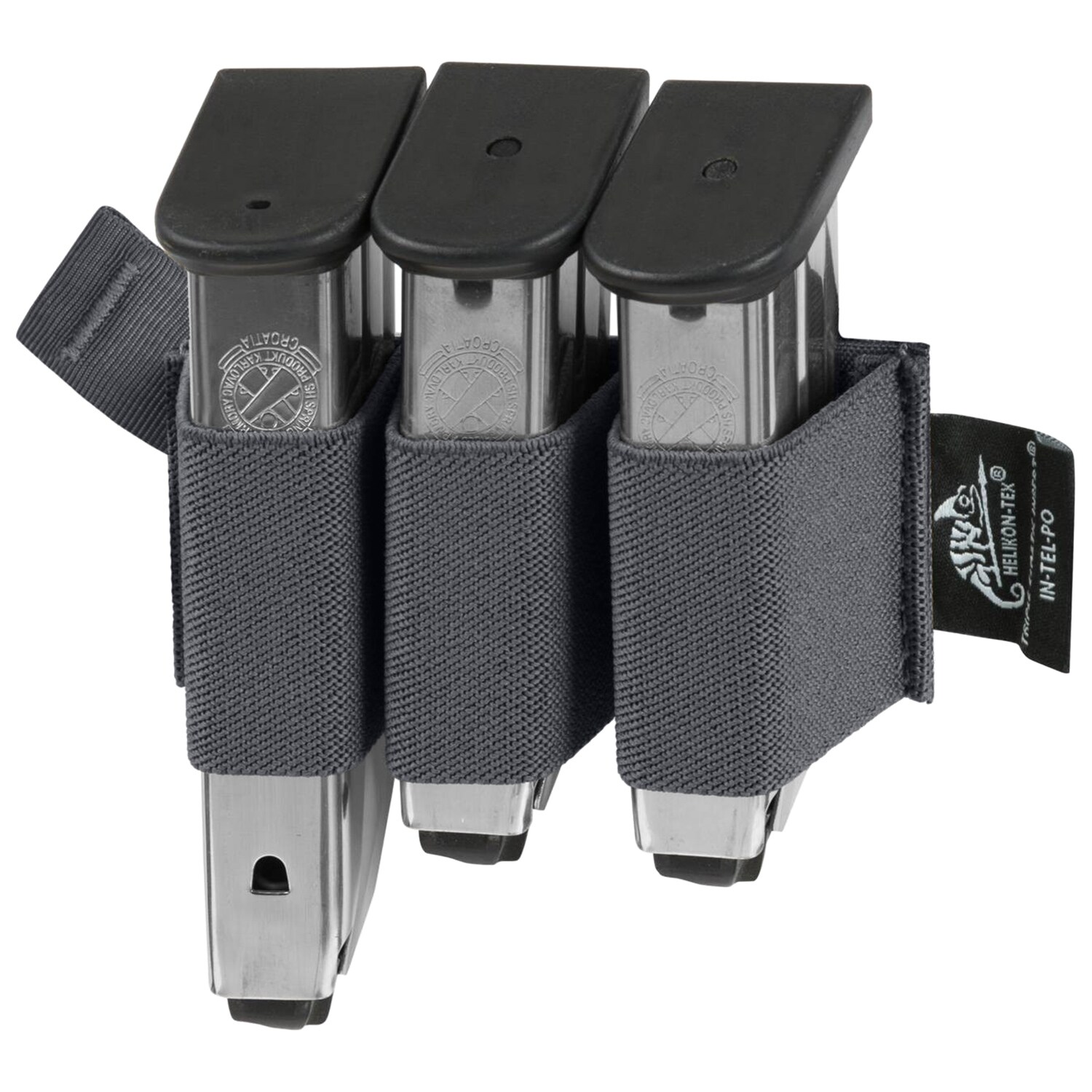 Helikon Triple Elastic Insert háromrészes tároló kis tölténytárhoz - Shadow Grey