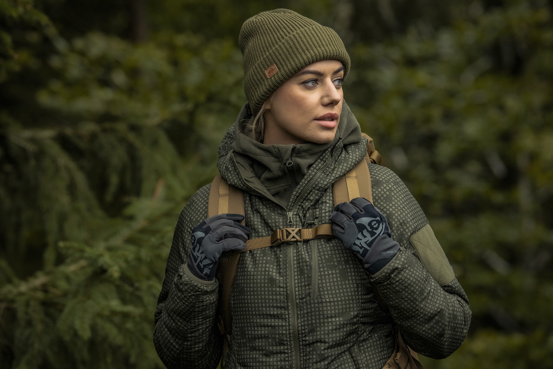 Helikon Wolfhound Hoodie női kabát - Desert Night Camo