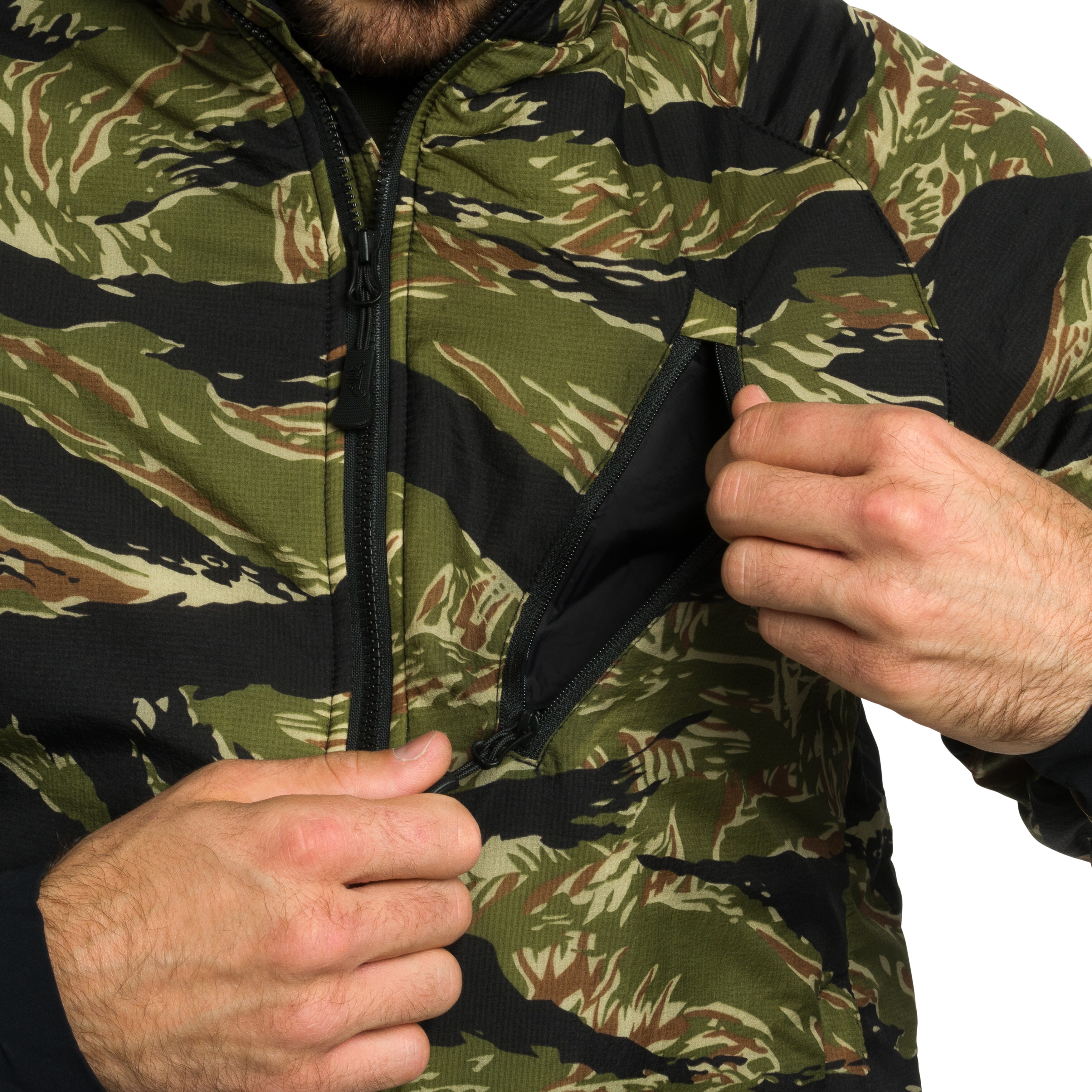 Helikon Wolfhound Climashield Apex kabát - Tiger Stripe