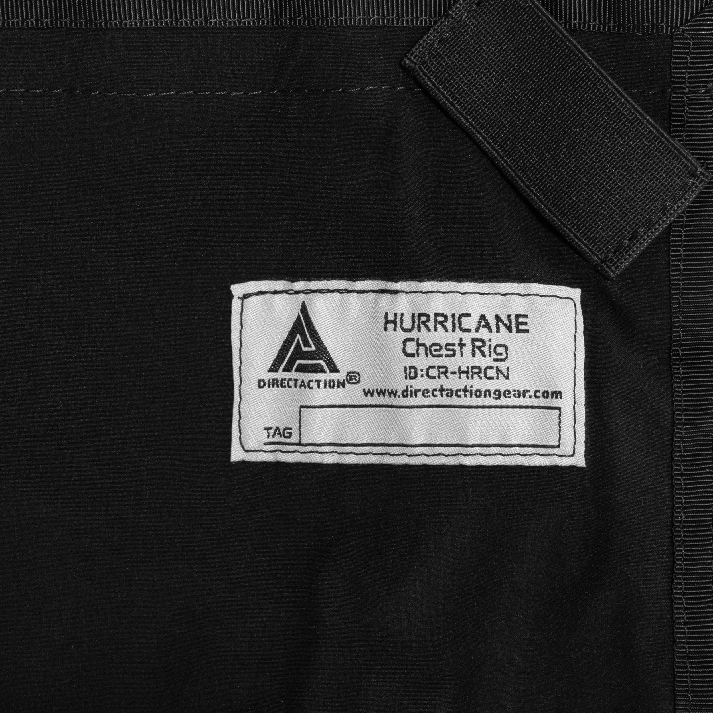 Direct Action Hurricane Hybrid Chest Rig taktikai mellény - Black