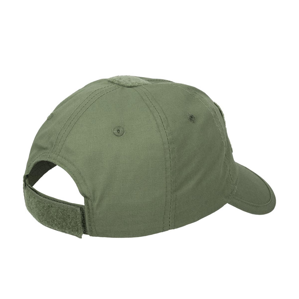 Helikon Folding PolyCotton Rip-Stop velcro baseball sapka - Olive Green