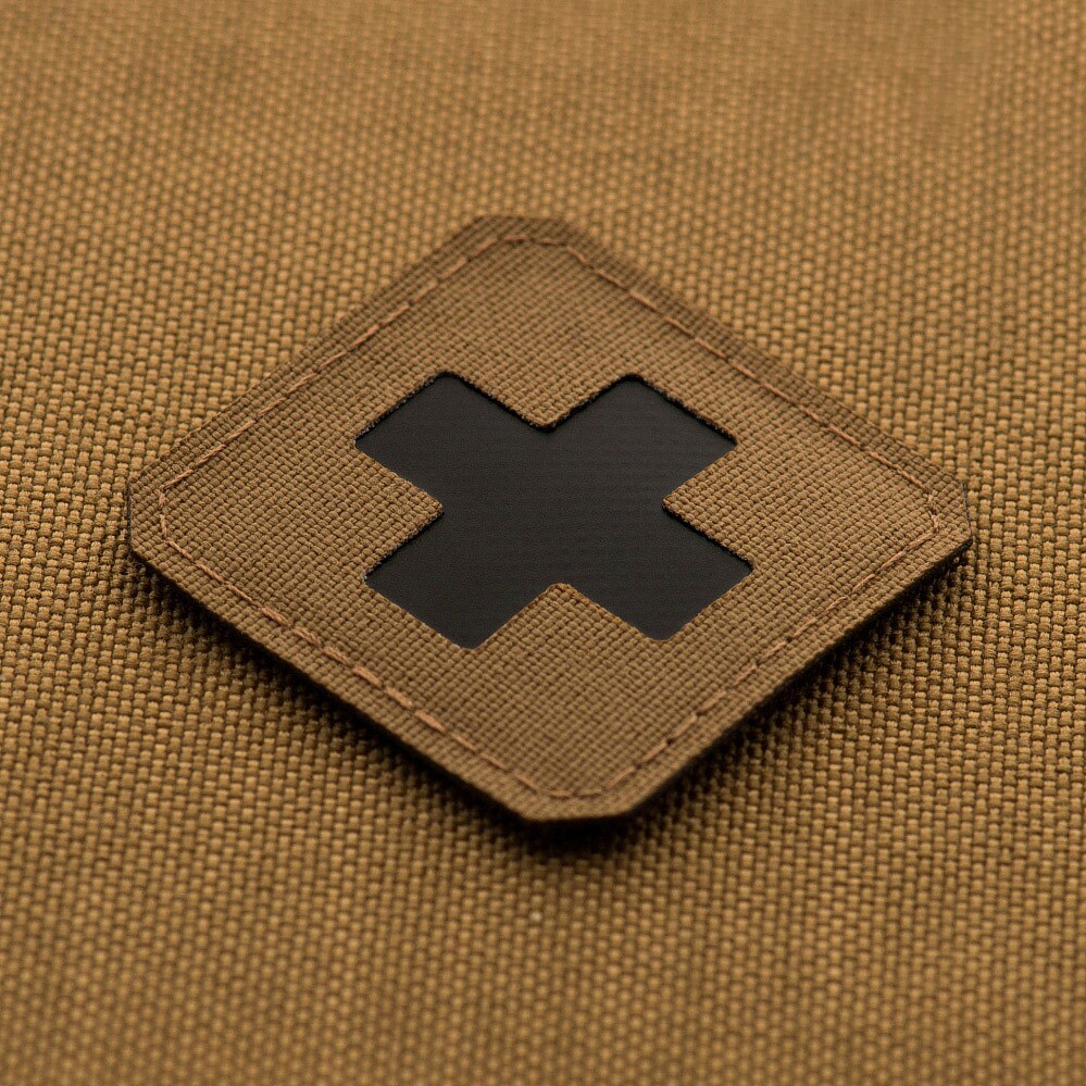M-Tac Medic Cross Laser Cut orvosi felvarró - Coyote/Black