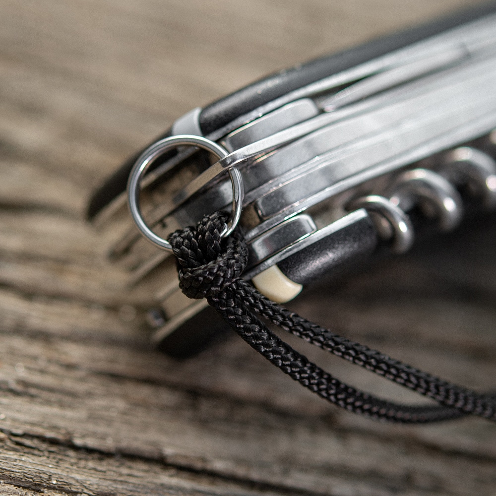 M-Tac Helix Skull kulcstartó - Black/Grey