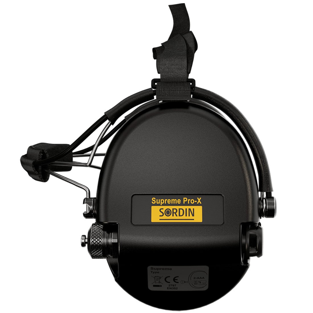 Sordin Supreme Pro-X Neckband aktív hallásvédő - Black