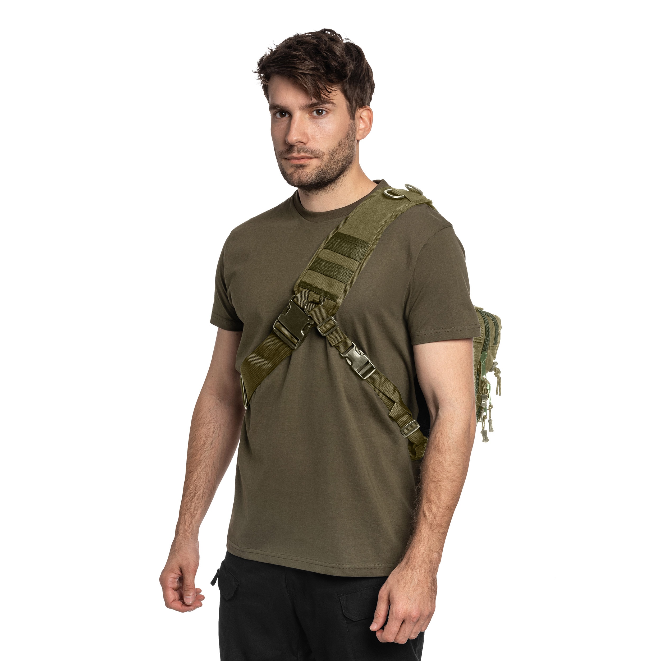 Badger Outdoor Sling Tactical Large válltáska - Olive