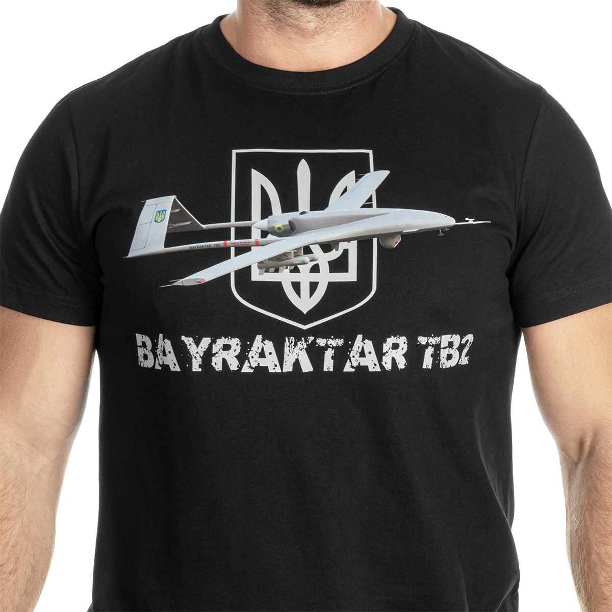 Voyovnik Bayraktar TB2 T-shirt póló - Black