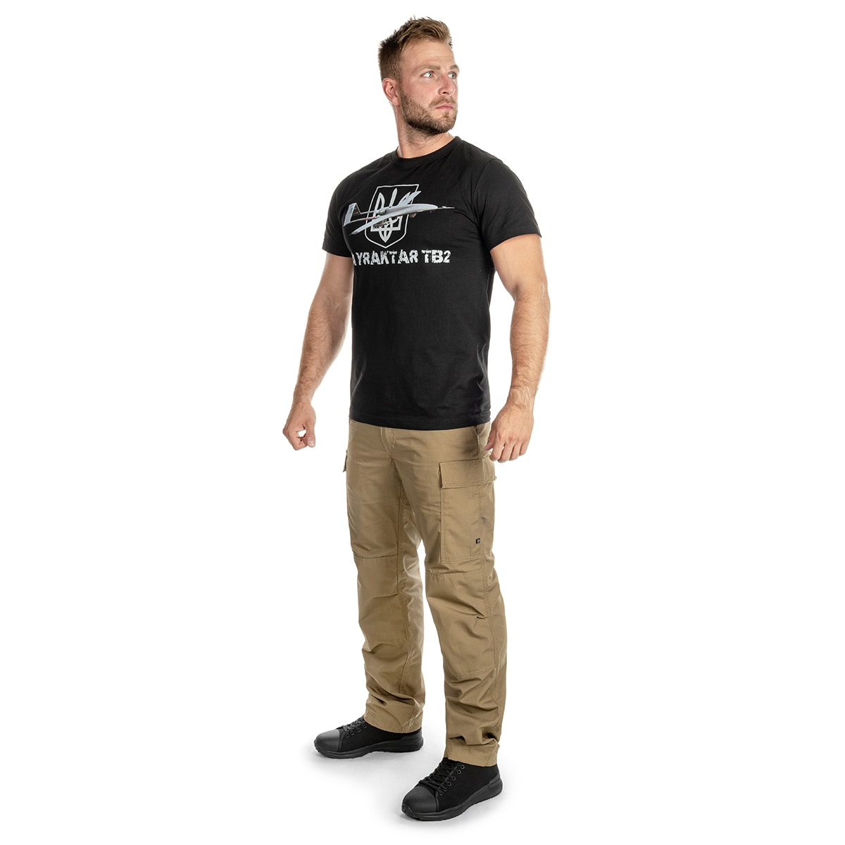 Voyovnik Bayraktar TB2 T-shirt póló - Black