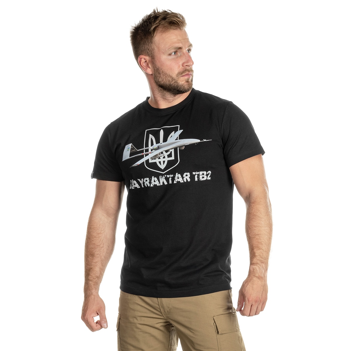Voyovnik Bayraktar TB2 T-shirt póló - Black