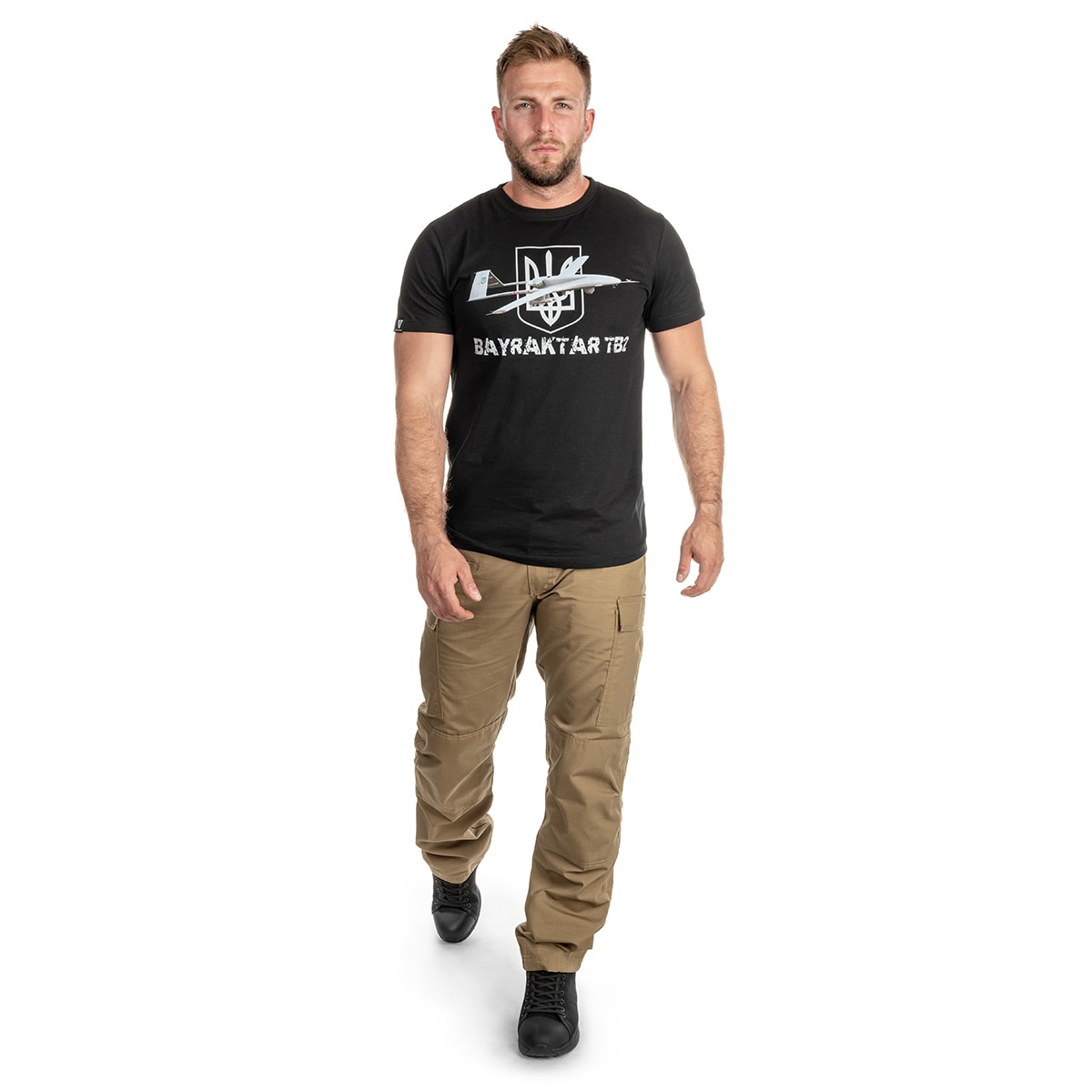 Voyovnik Bayraktar TB2 T-shirt póló - Black
