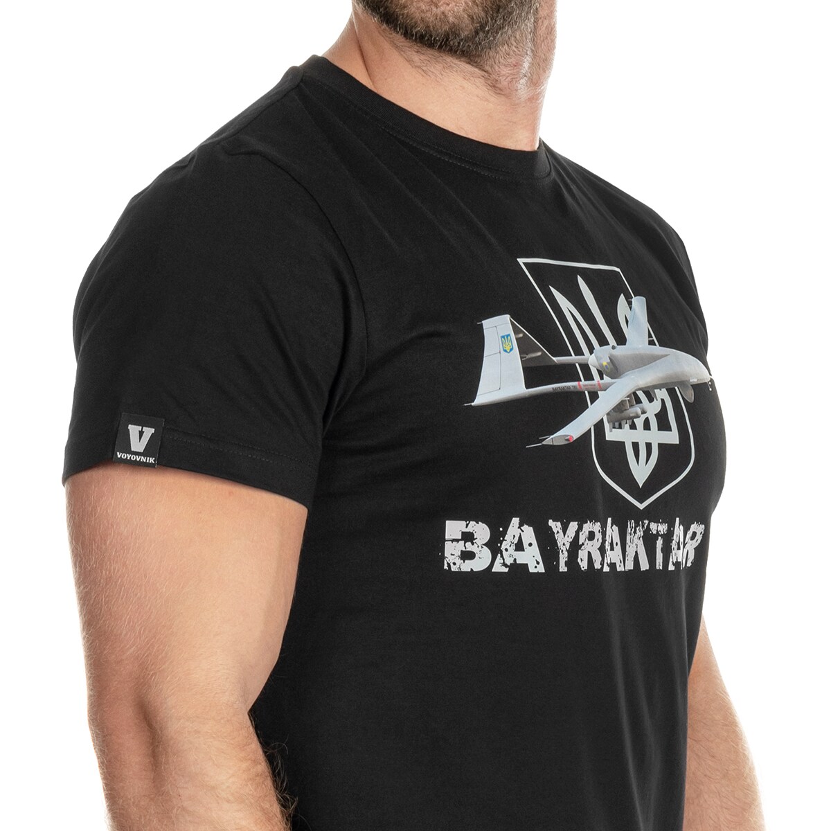 Voyovnik Bayraktar TB2 T-shirt póló - Black