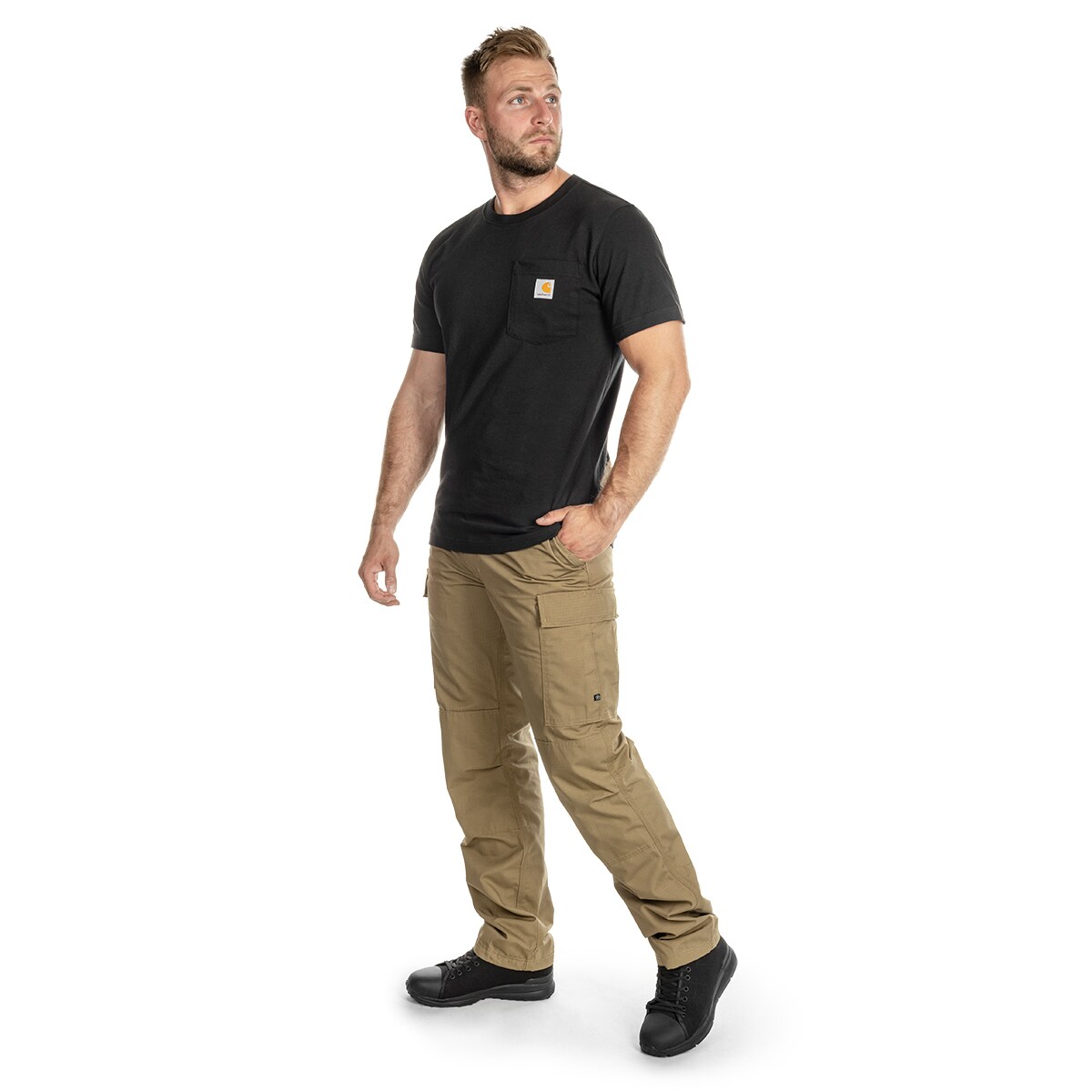 Carhartt K87 Pocket T-shirt póló - Black