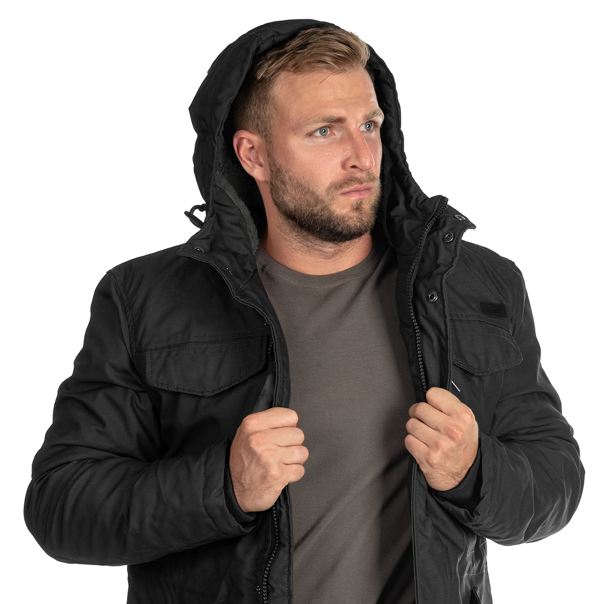 Brandit Marsh Lake Parka kabát - Black