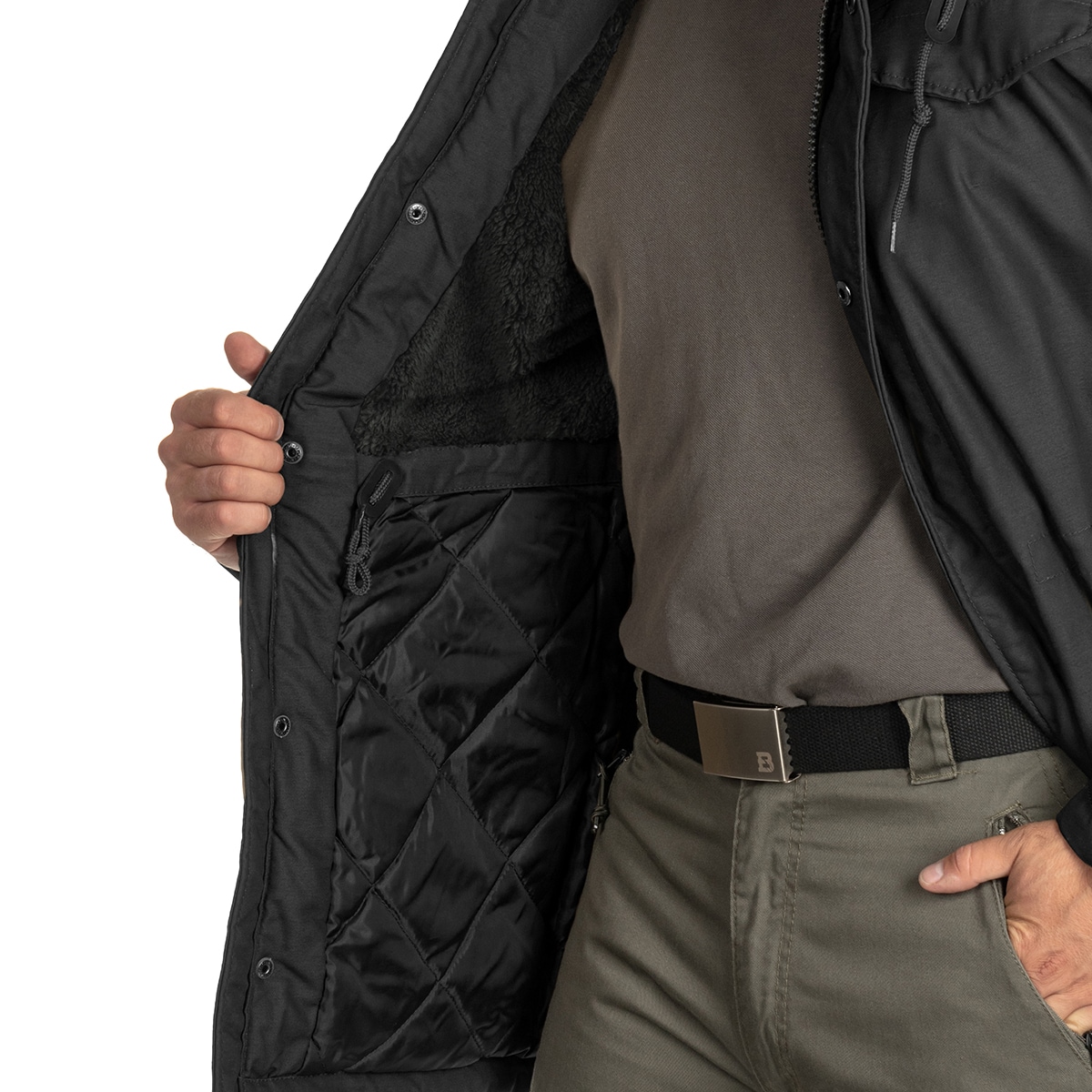 Brandit Marsh Lake Parka kabát - Black