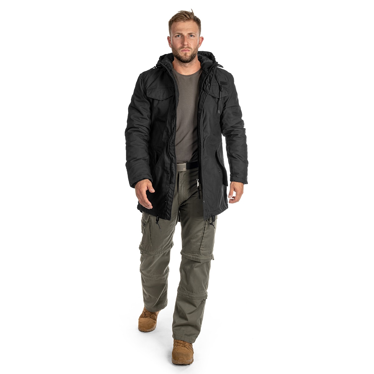 Brandit Marsh Lake Parka kabát - Black