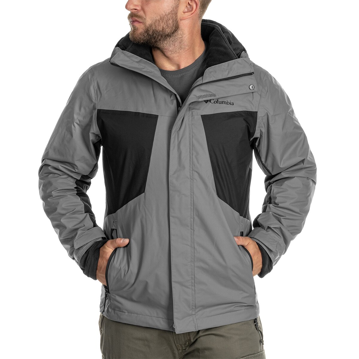 Columbia Tunnel Falls Interchange City kabát - Grey/Black