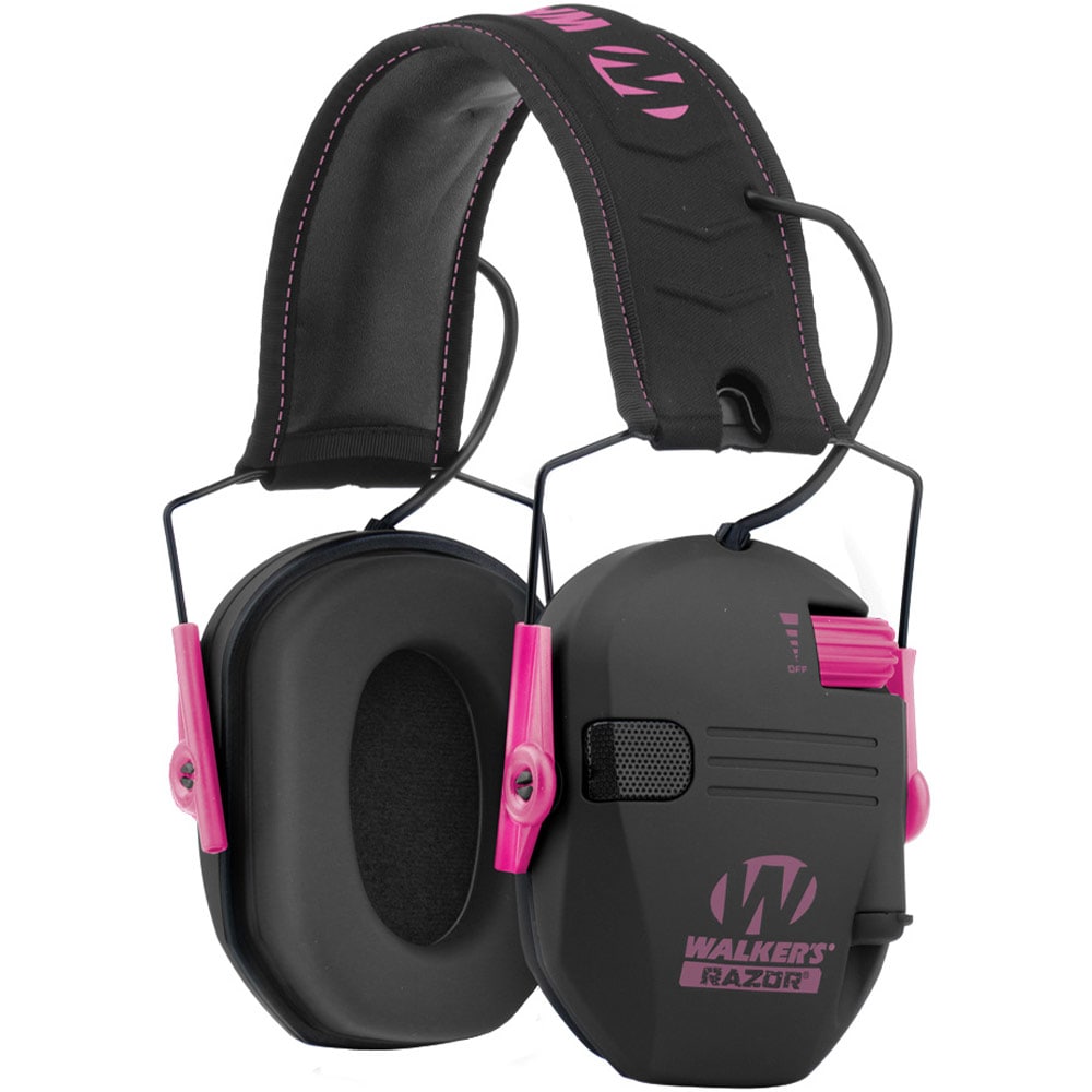 Walker's Razor Slim aktív hallásvédő - Pink