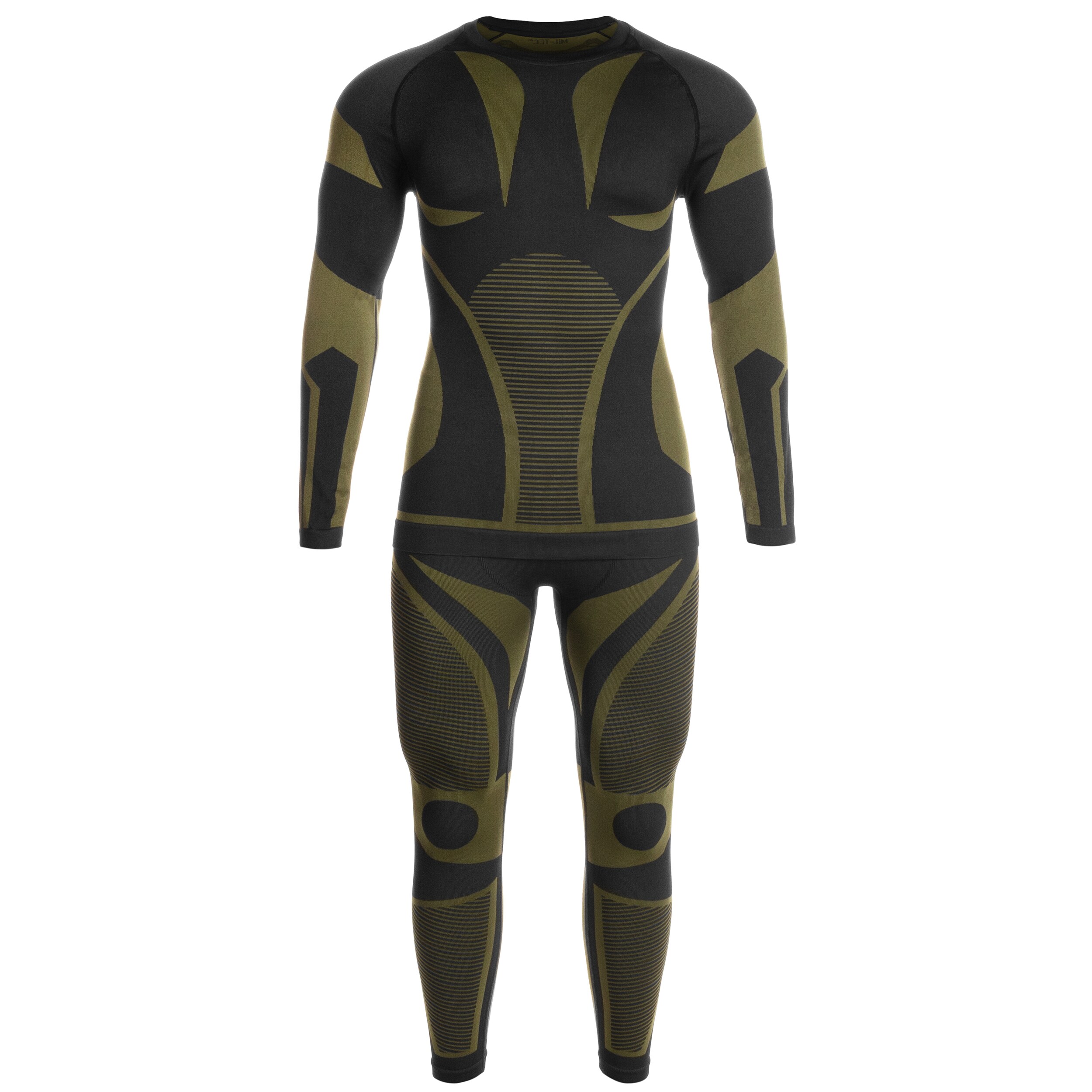 Mil-Tec 4-Way Stretch Performance termoaktív fehérnemű - Black