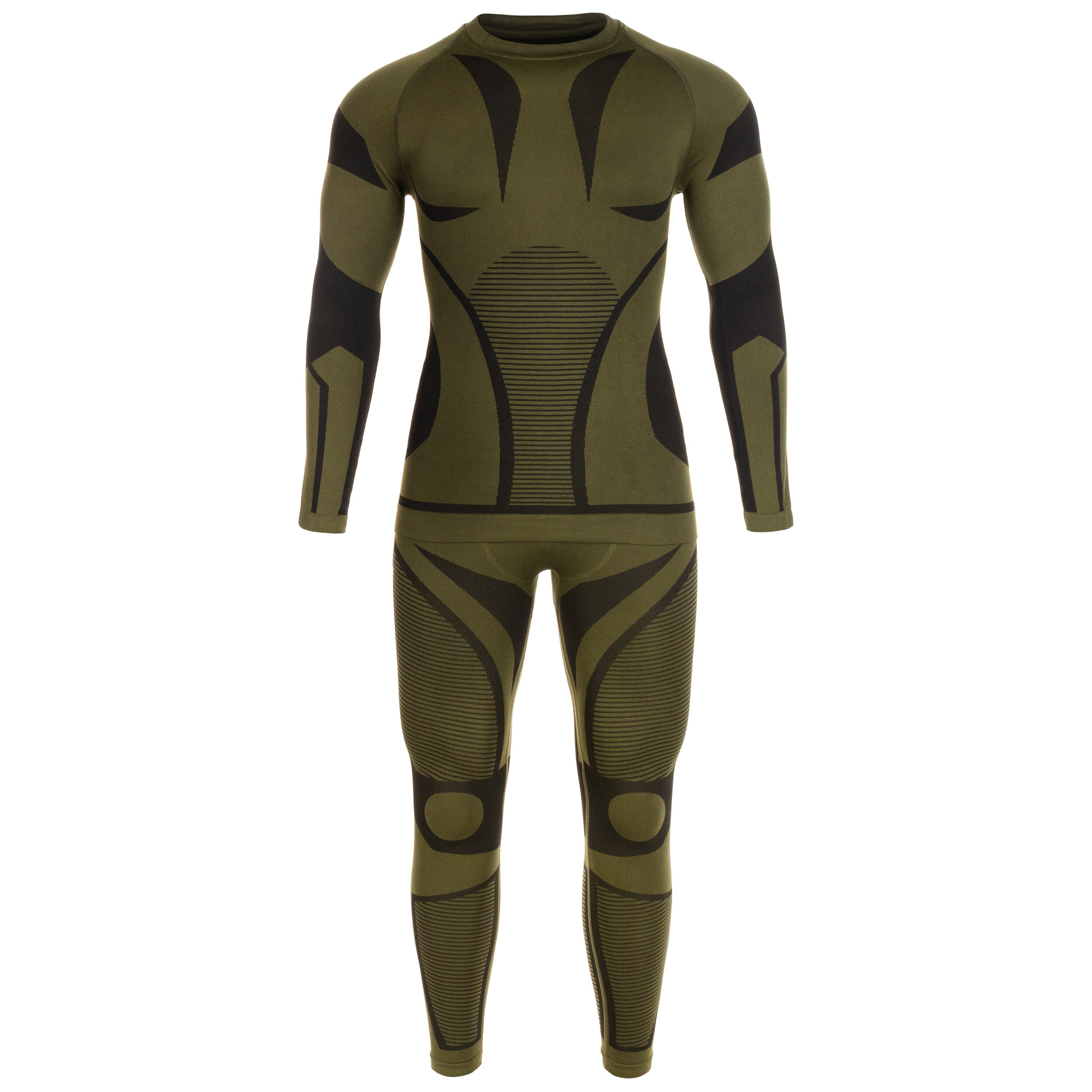 Mil-Tec 4-Way Stretch Performance termoaktív fehérnemű - Olive