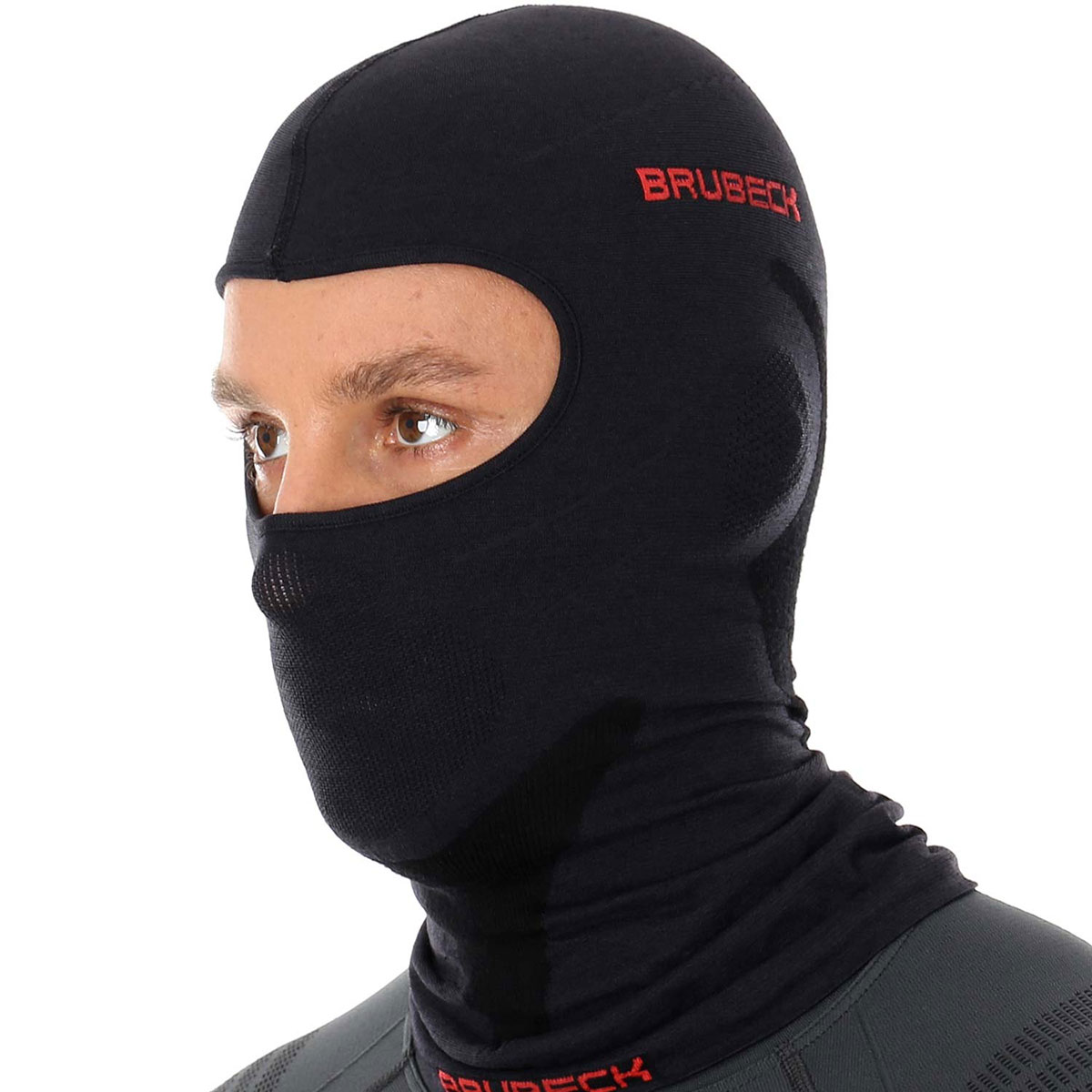 Brubeck Merino termoaktív balaclava - Fekete