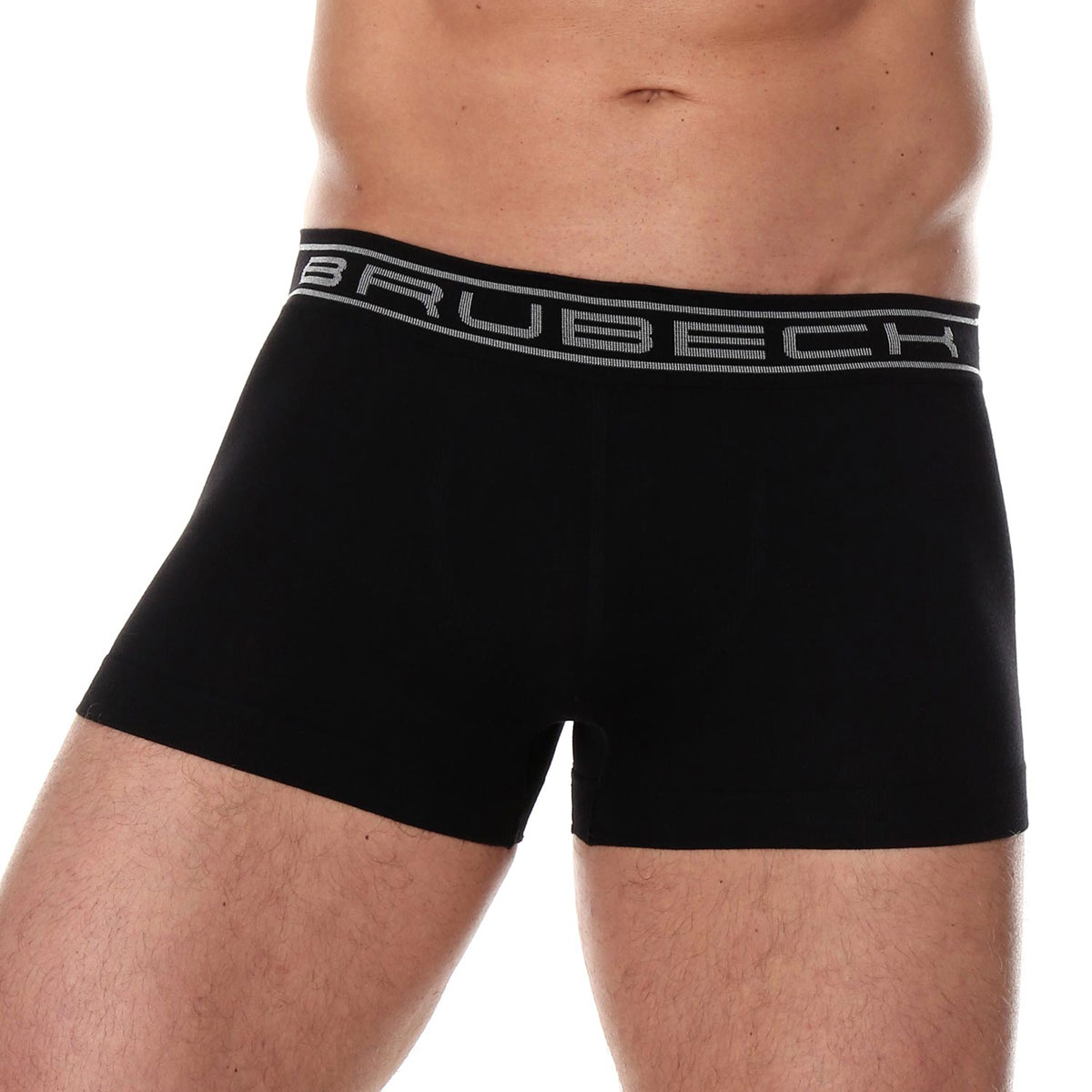 Brubeck Classic Cotton termoaktív boxeralsó - Fekete