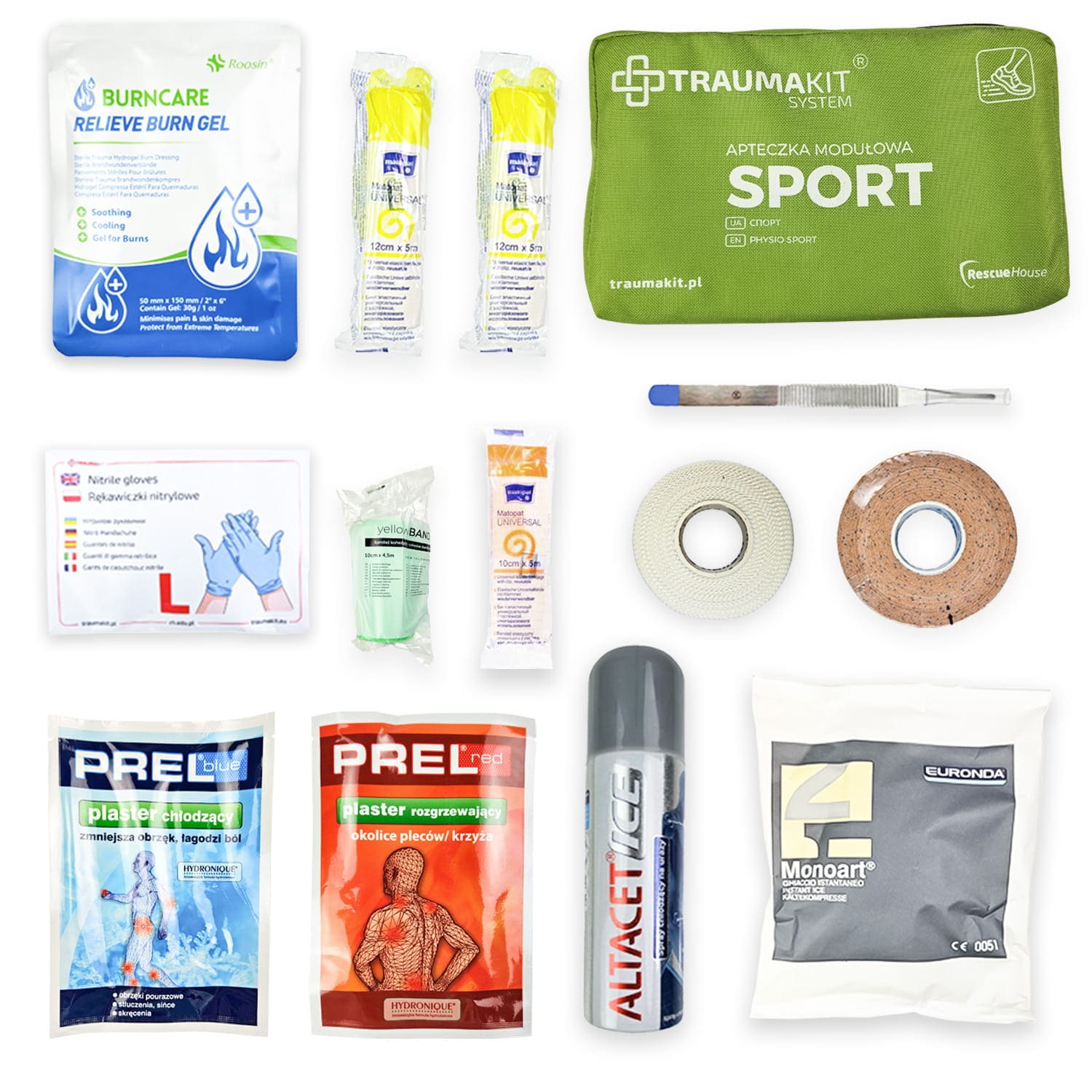 AedMax Trauma Kit U moduláris elsősegély készlet - Sport