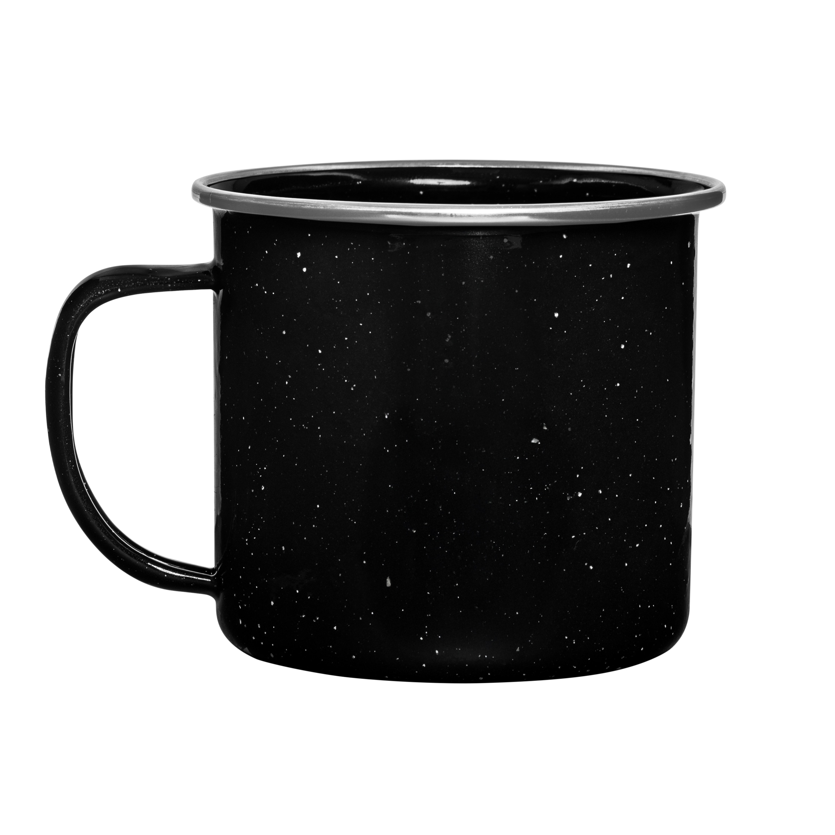 Mil-Tec Western acél bögre 350 ml - Black