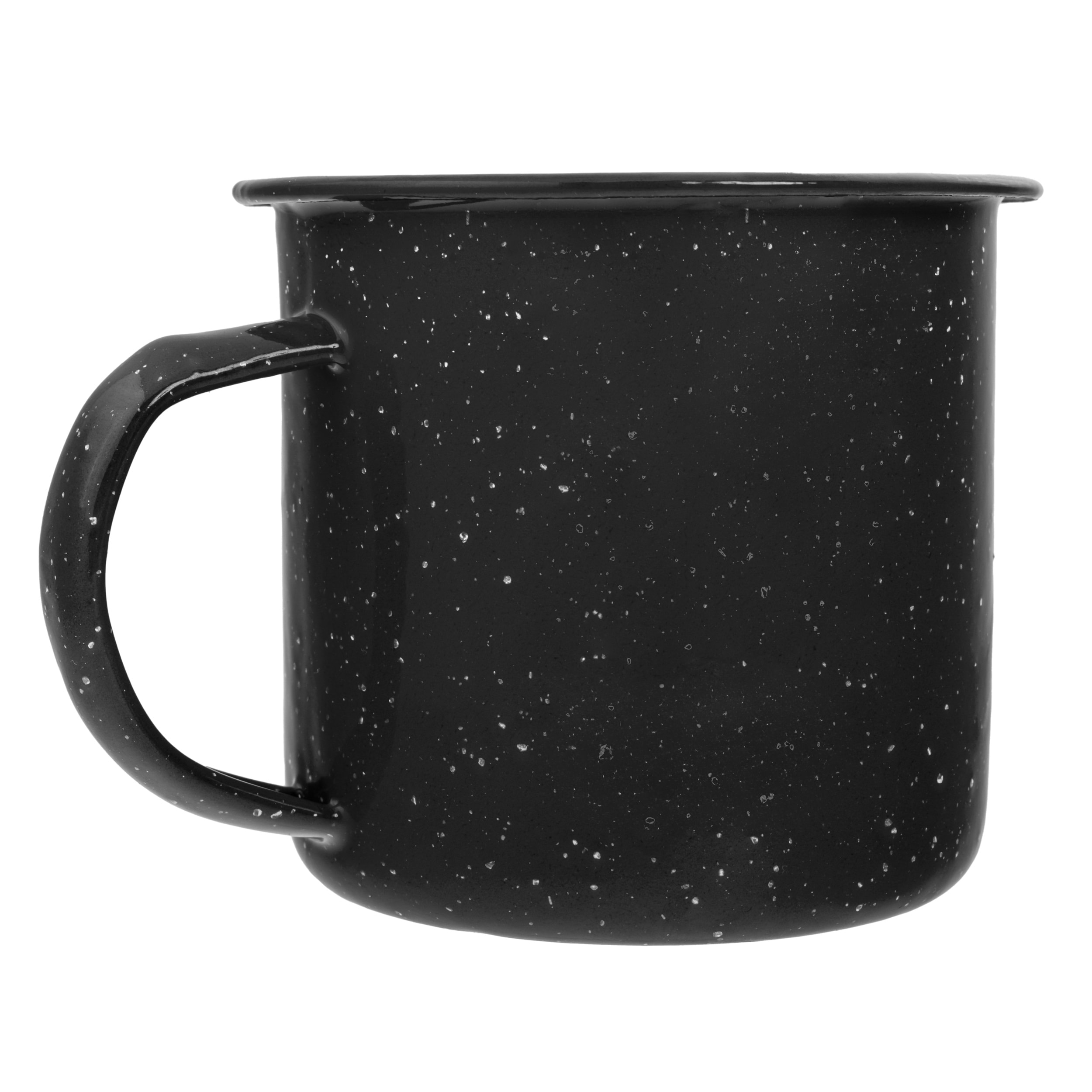 Mil-Tec Western acél bögre 350 ml - Black