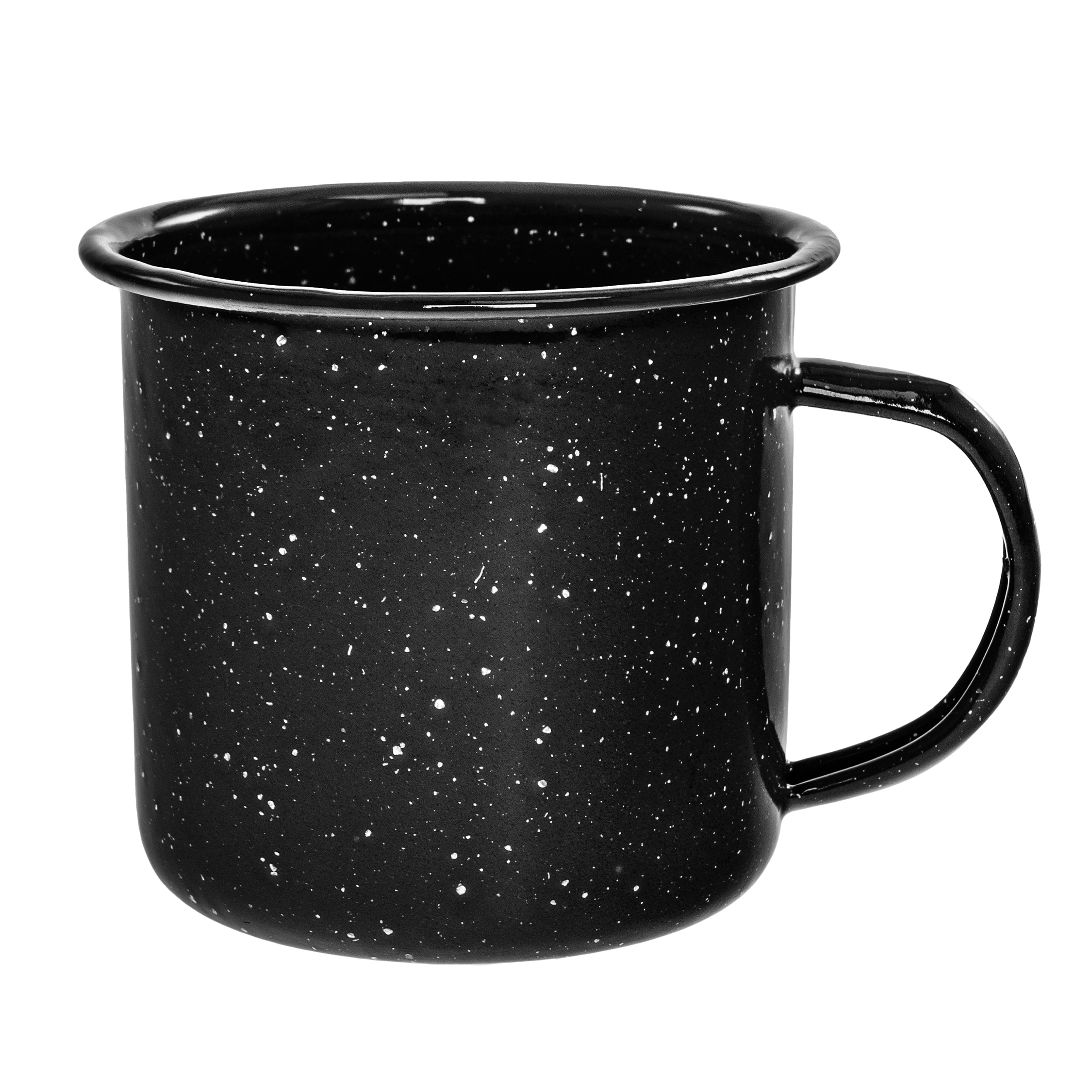 Mil-Tec Western acél bögre 350 ml - Black