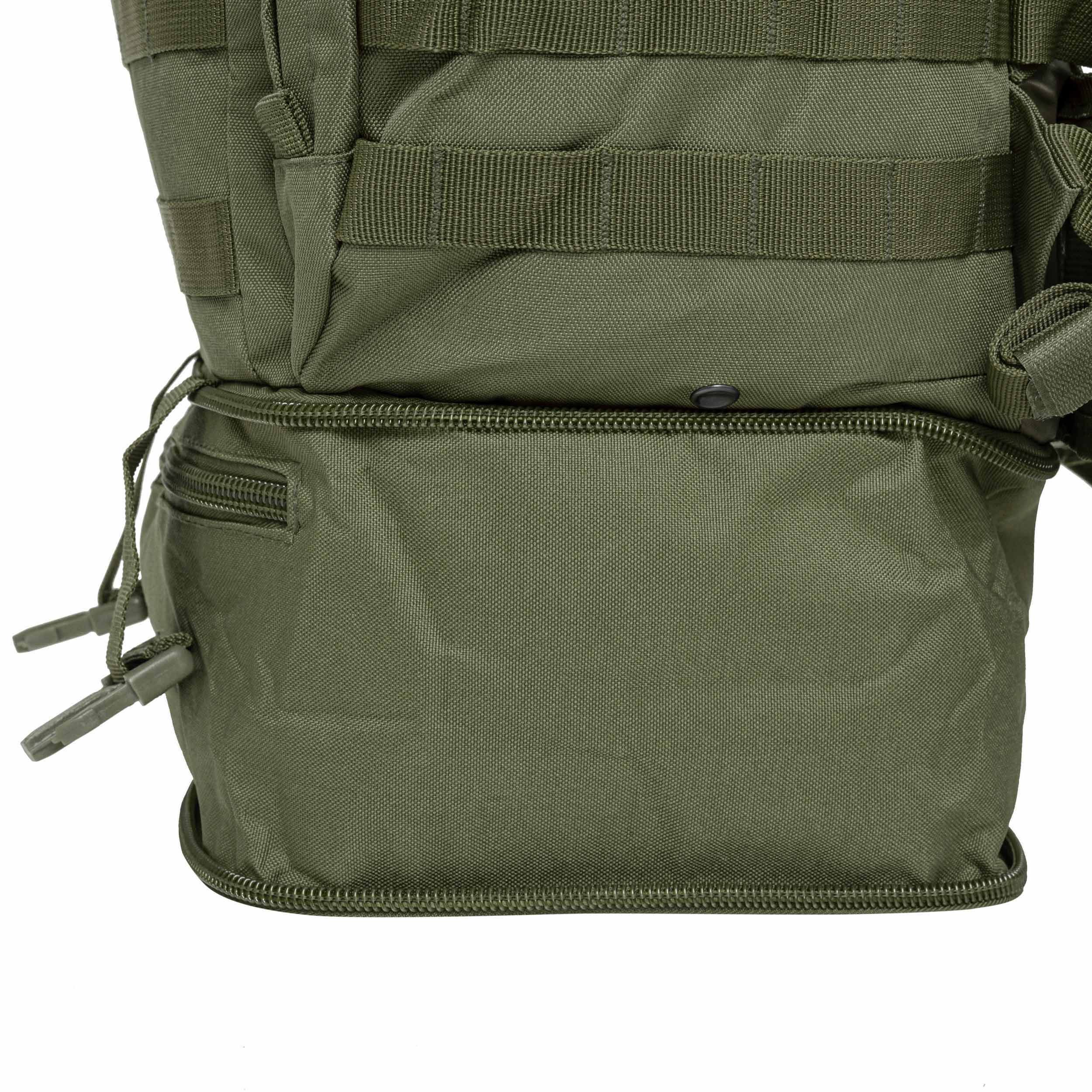 Camo Military Gear Overload hátizsák 60 l - Zöld