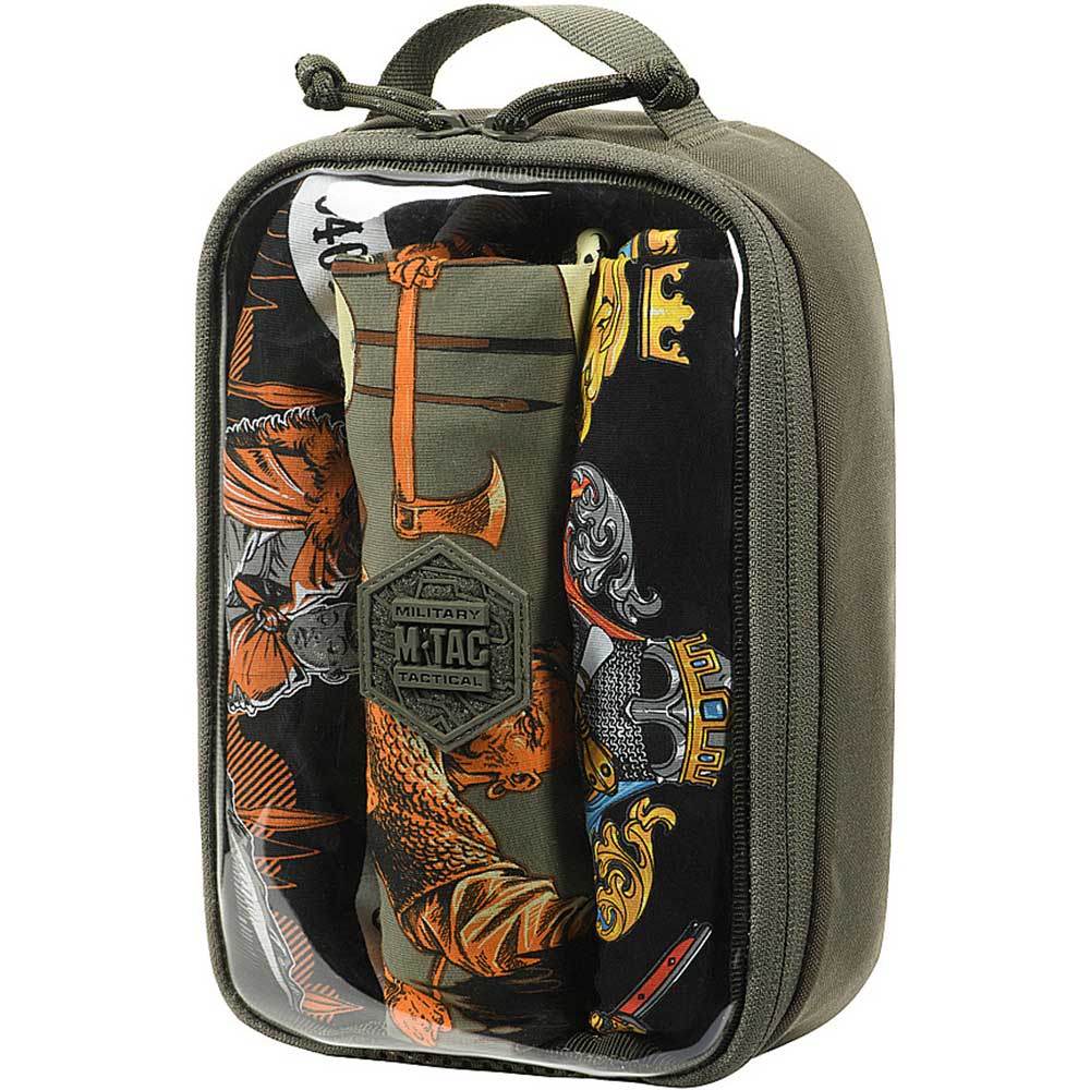 M-Tac Elite Gen.II Small átlátszó rendszerező - Ranger Green