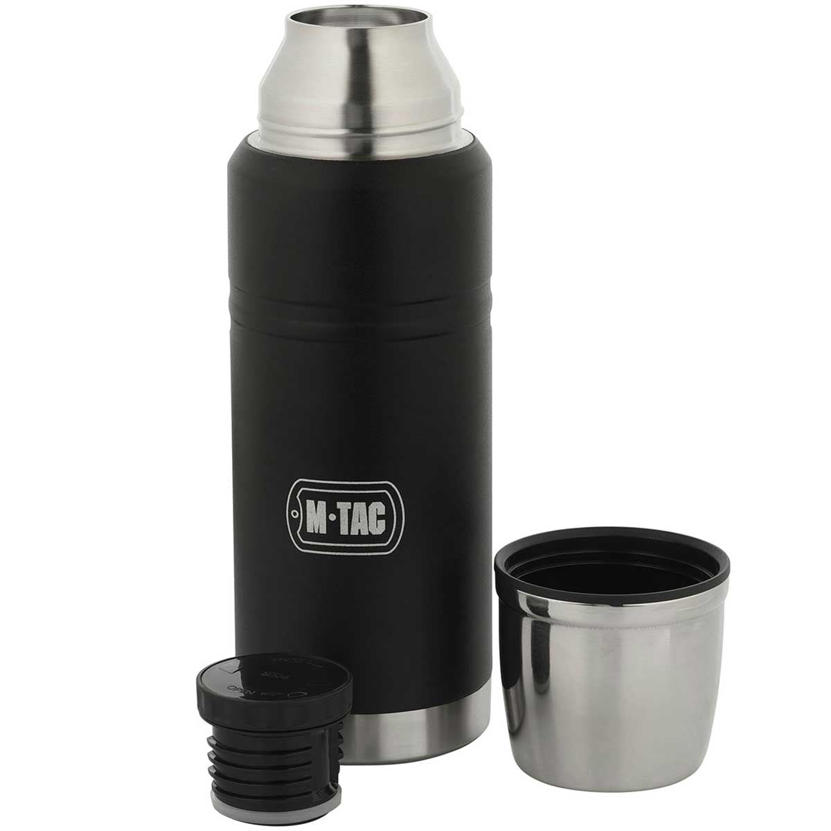 M-Tac rozsdamentes acél termosz 750 ml - Black