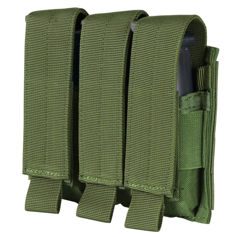 Condor háromrészes tároló Triple Mag Pouch kis tölténytárhoz - Olive