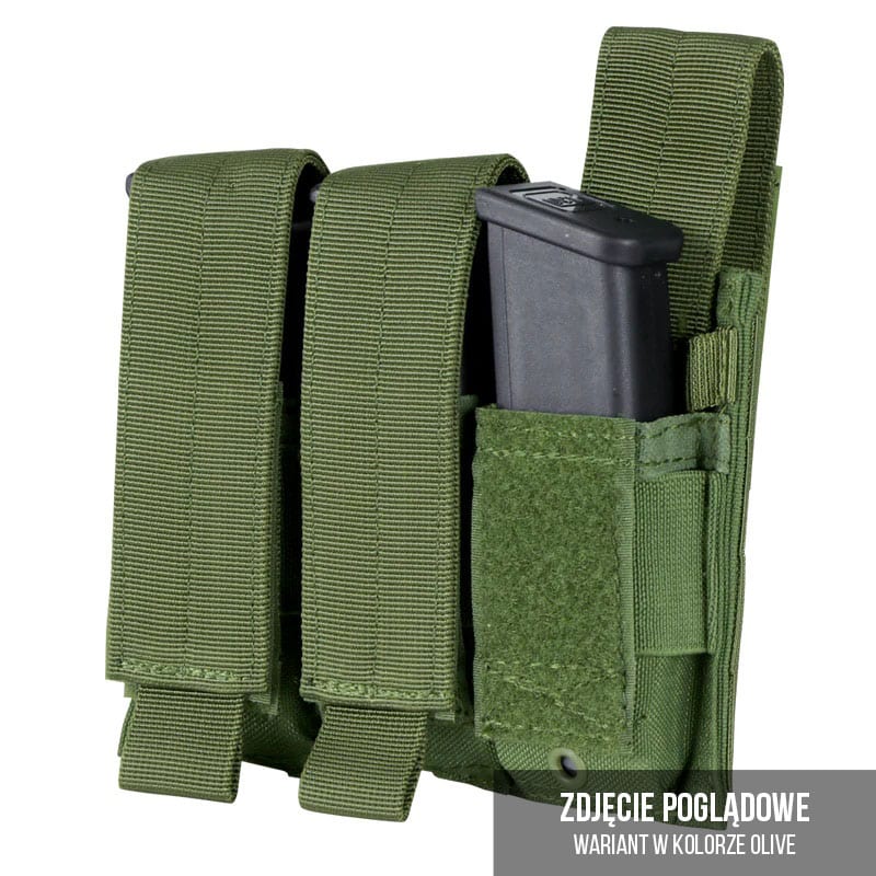 Condor háromrészes tároló Triple Mag Pouch kis tölténytárhoz - Black