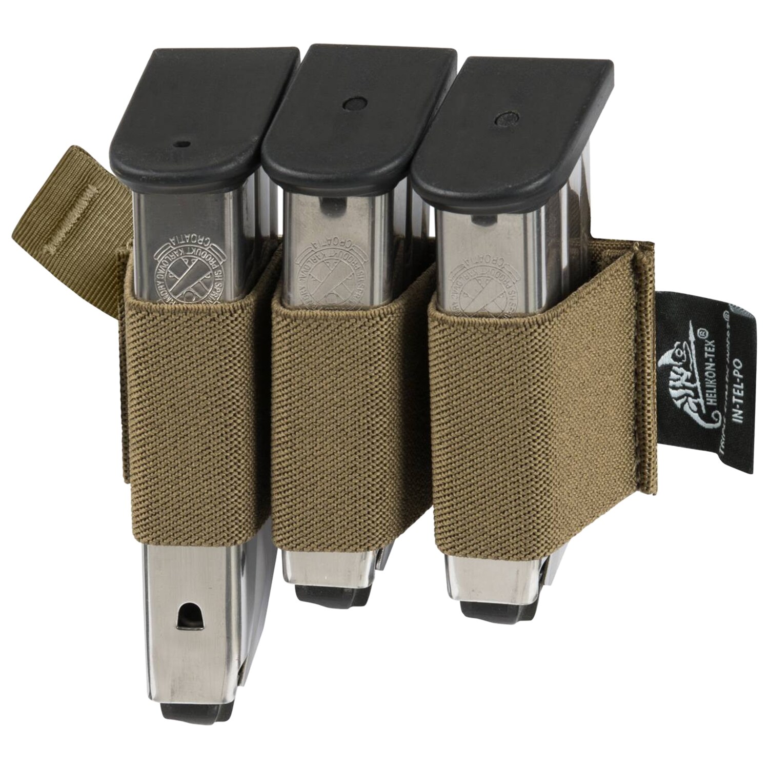 Helikon Triple Elastic Insert háromrészes tároló kis tölténytárhoz - Coyote