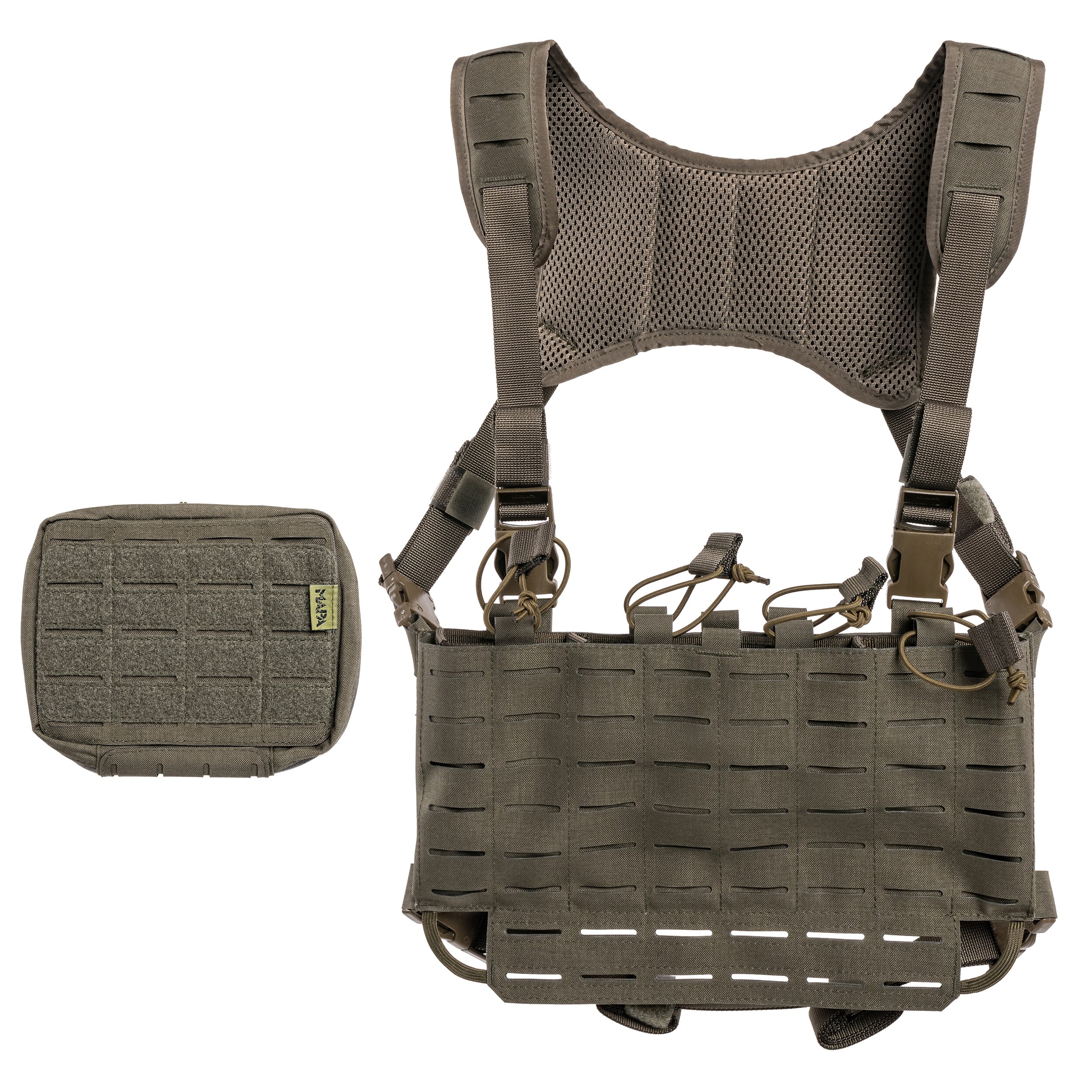Maskpol Chest Rig taktikai mellény - Ranger Green